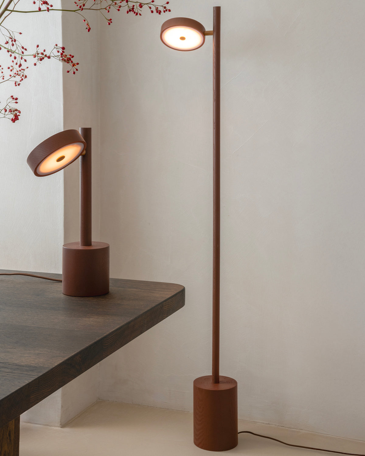 Lampada da tavolo in legno di frassino Okinawa