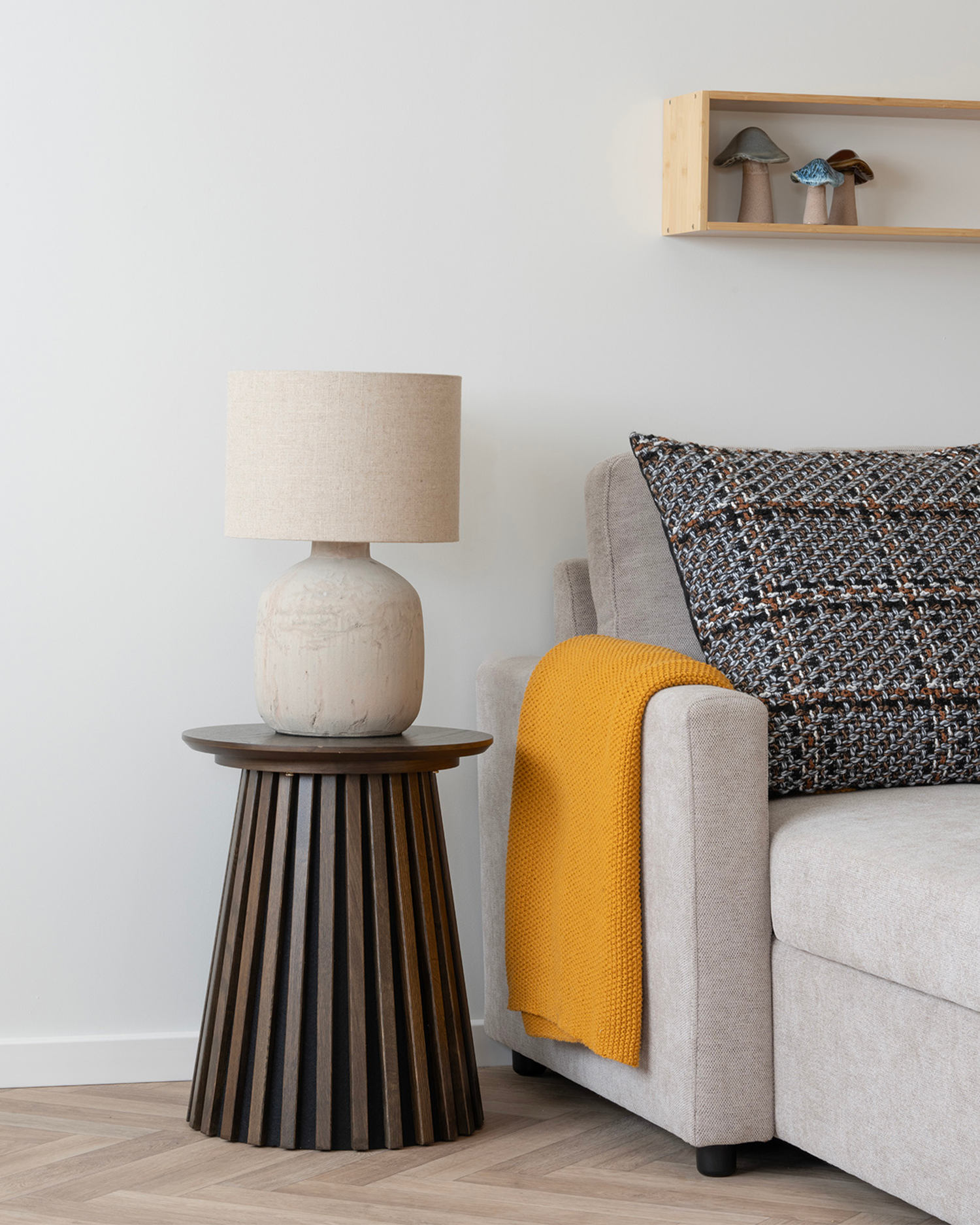 Plaid in cotone riciclato Santos