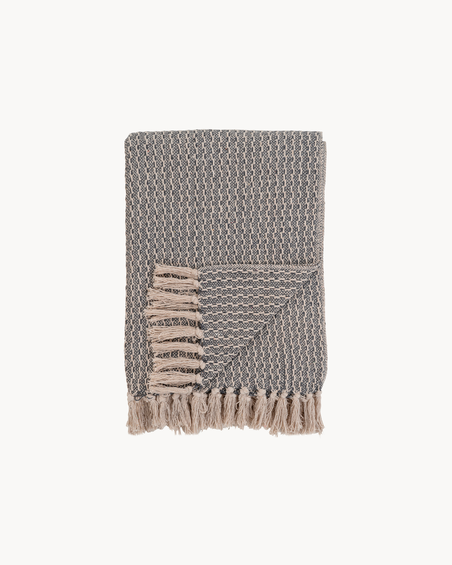 Plaid in cotone riciclato Cort