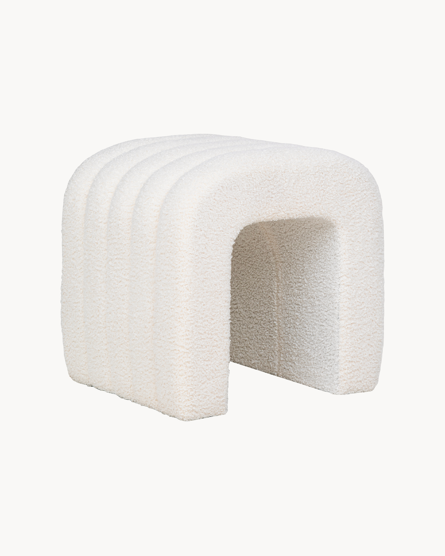 Pouf in teddy Colma
