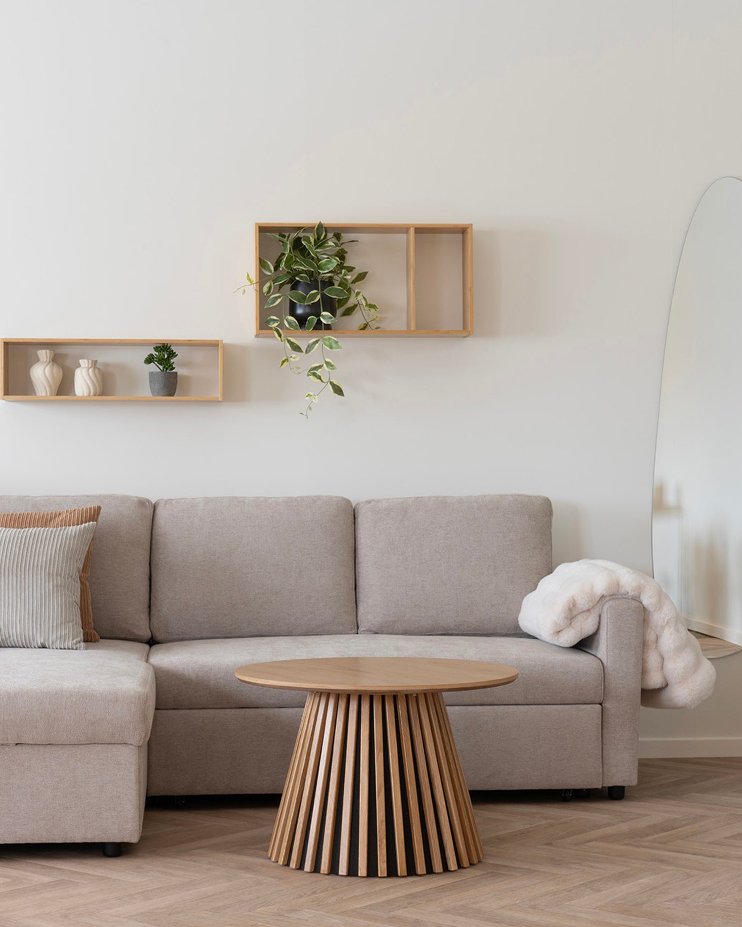 Mensola da parete in bamboo Ember