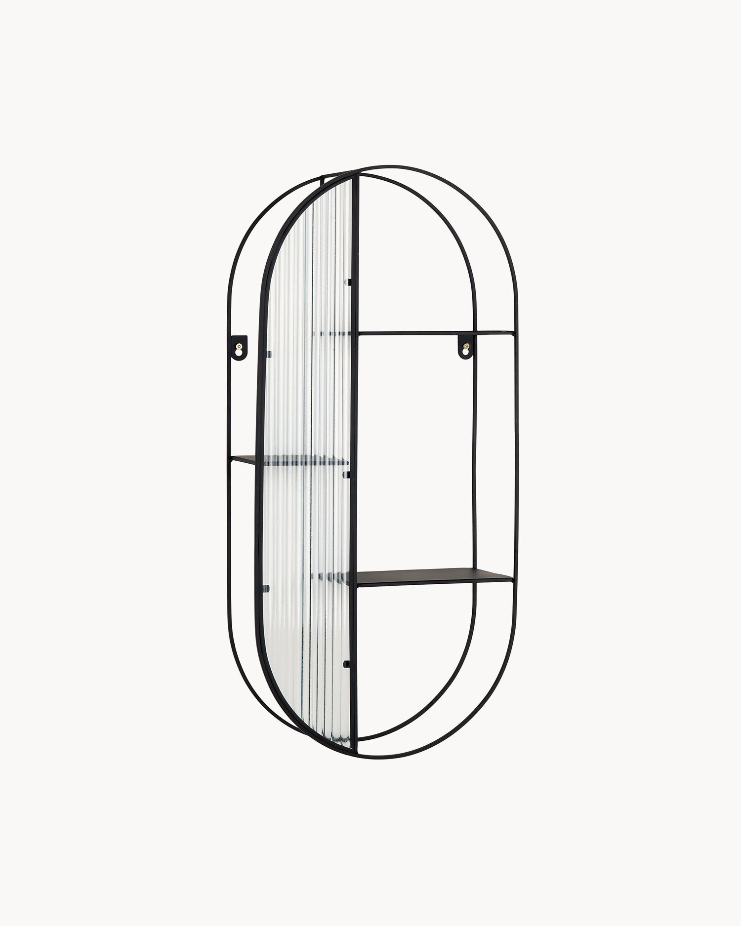 Mensola in metallo e vetro Newcastle