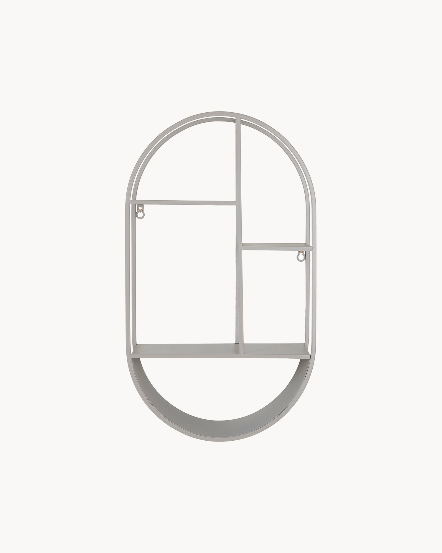 Mensola ovale in metallo Feira