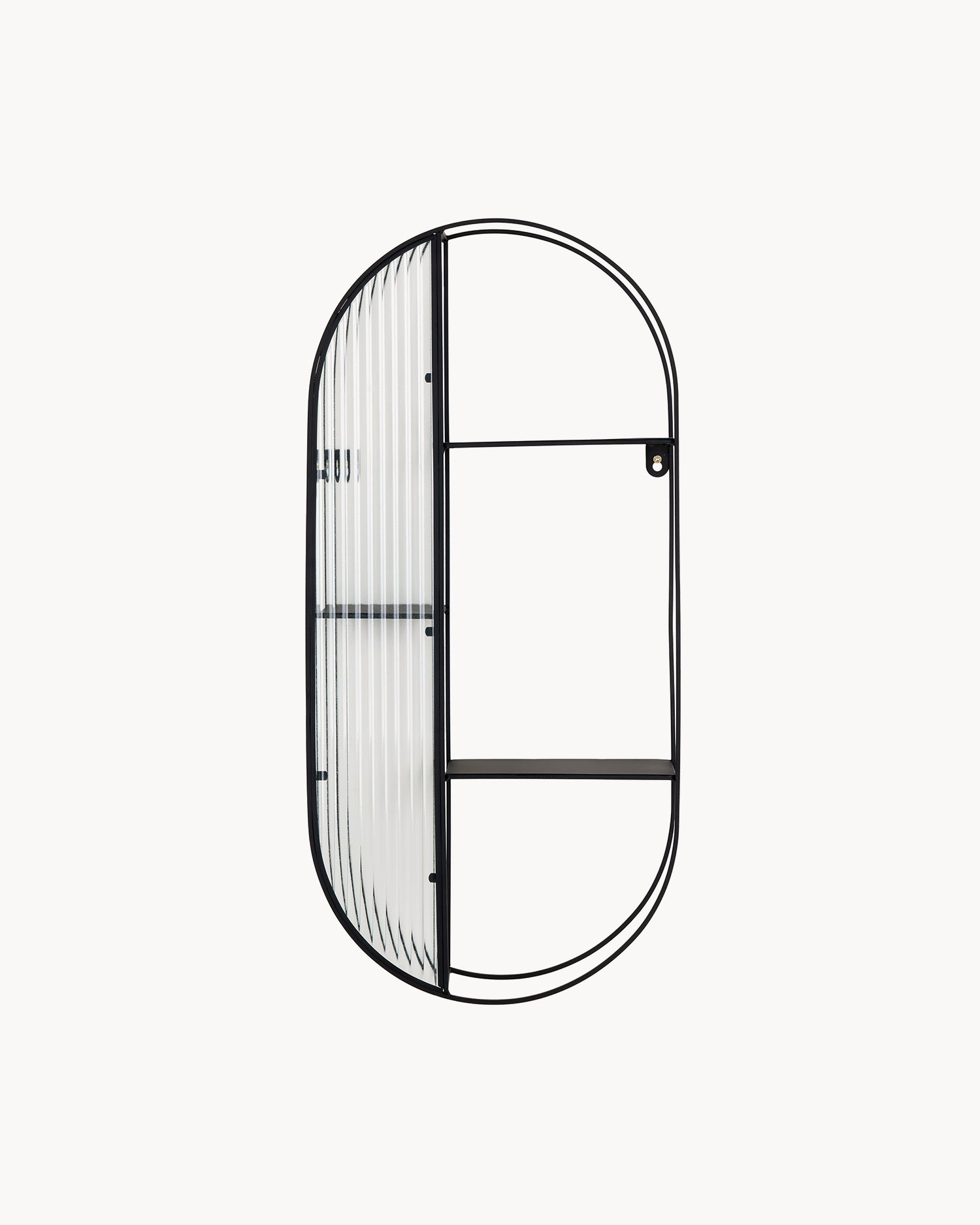 Mensola in metallo e vetro Newcastle