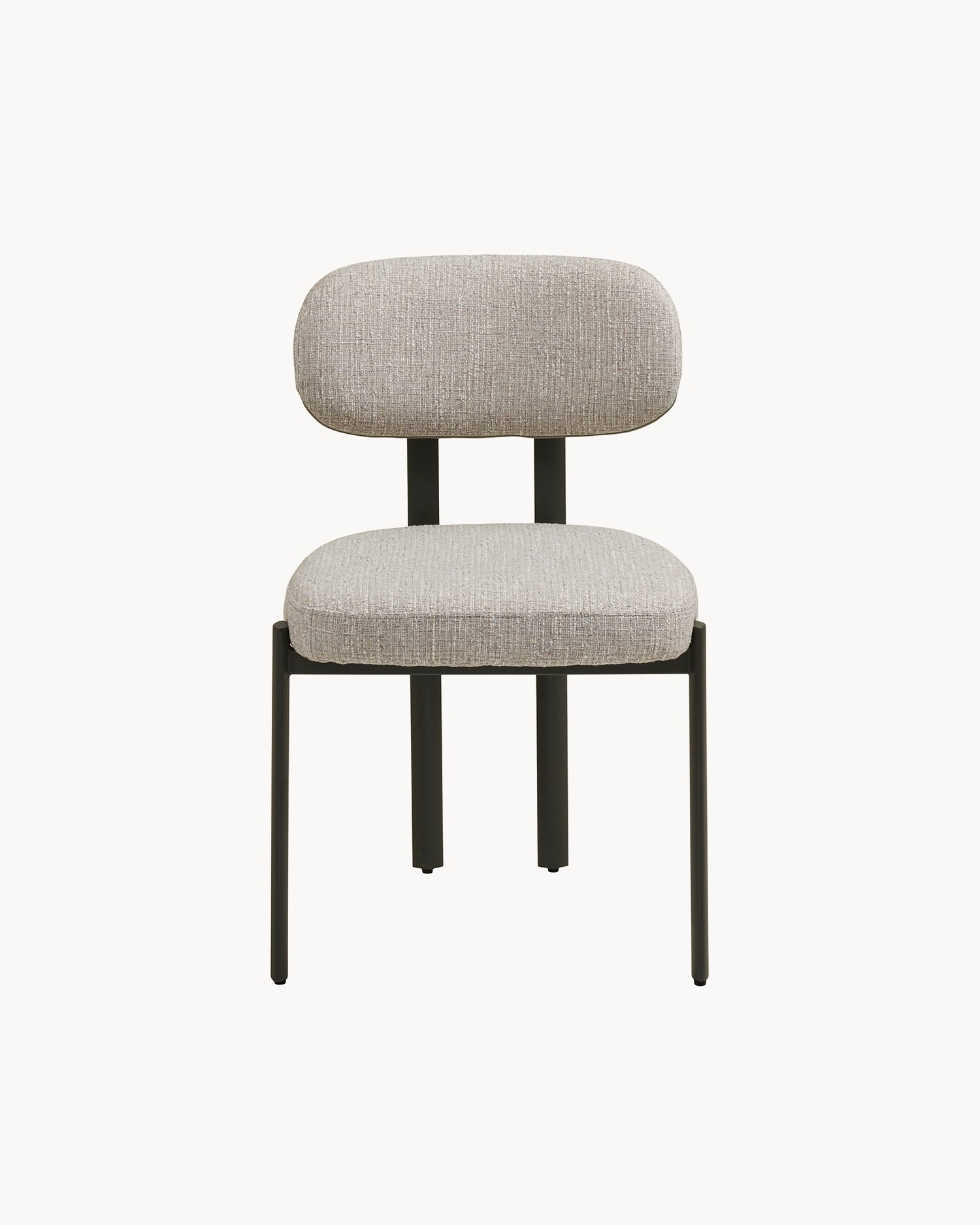 Set 2 sedie da pranzo in tessuto Royan