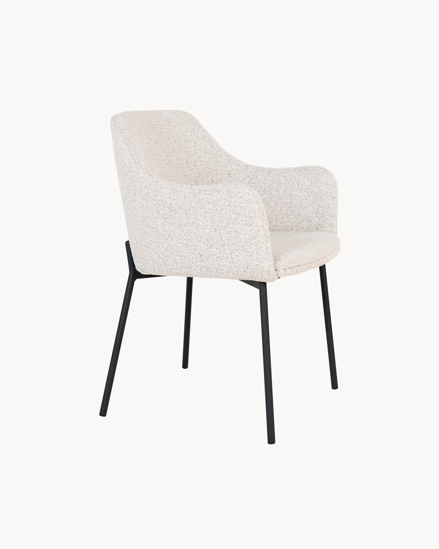 Set 2 sedie da pranzo in bouclé Melilla