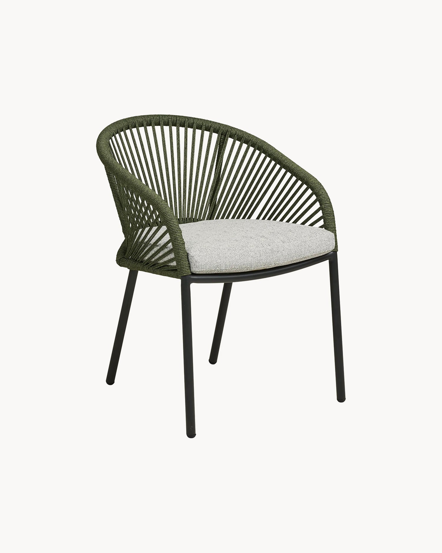 Set 2 sedie da esterno con cuscino Novella