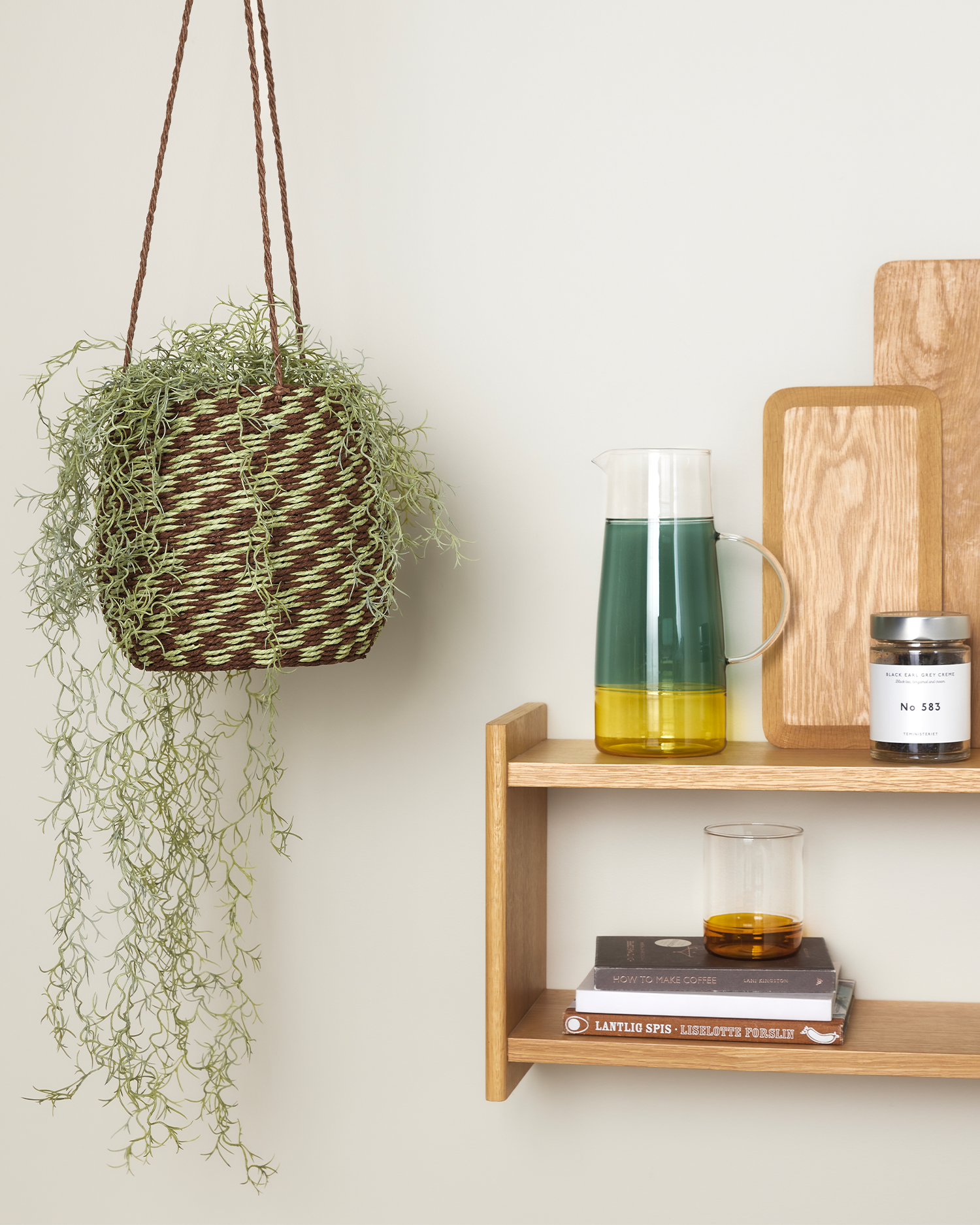 Mensola in legno di quercia Less