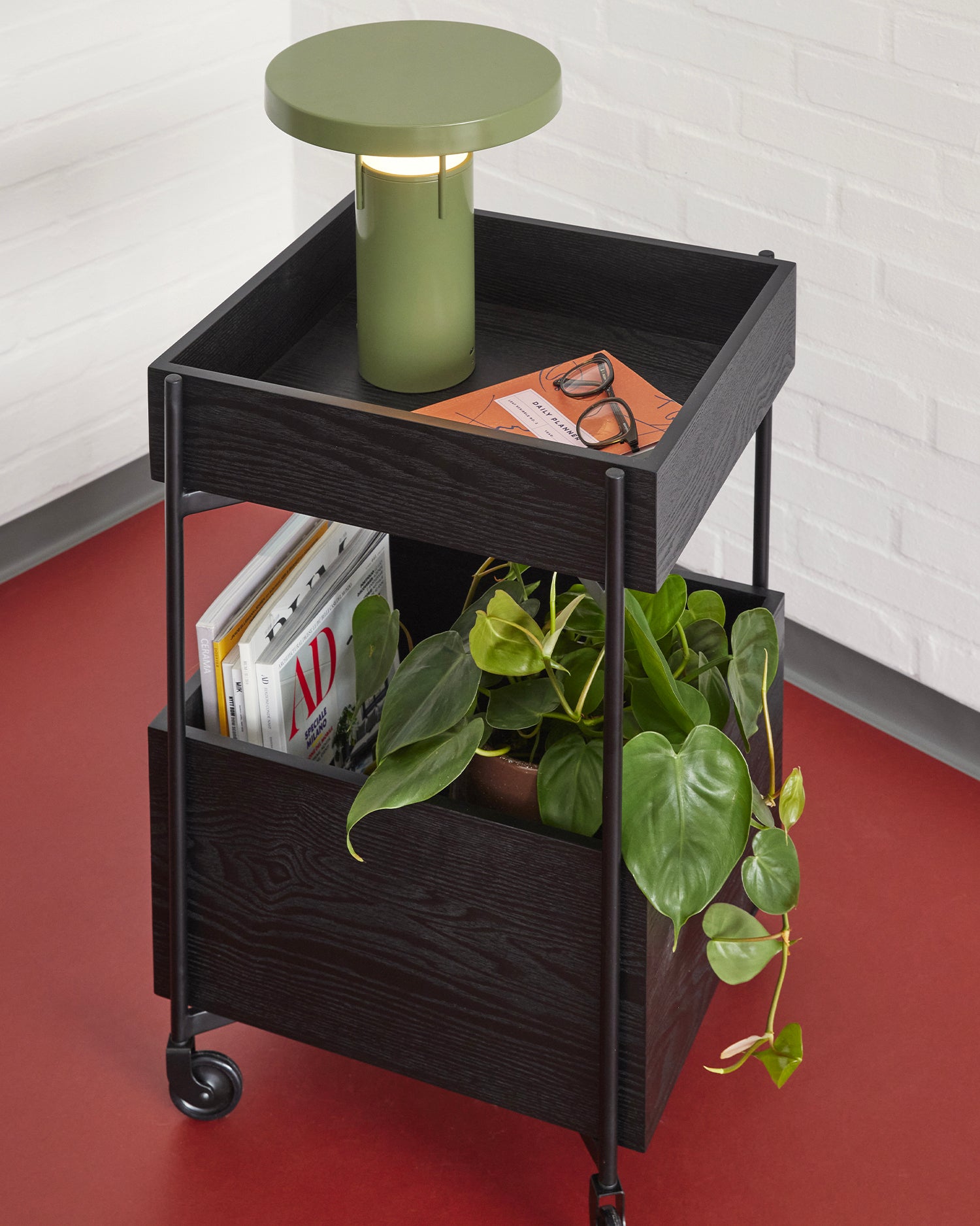 Carrello portaoggetti in legno Fresh