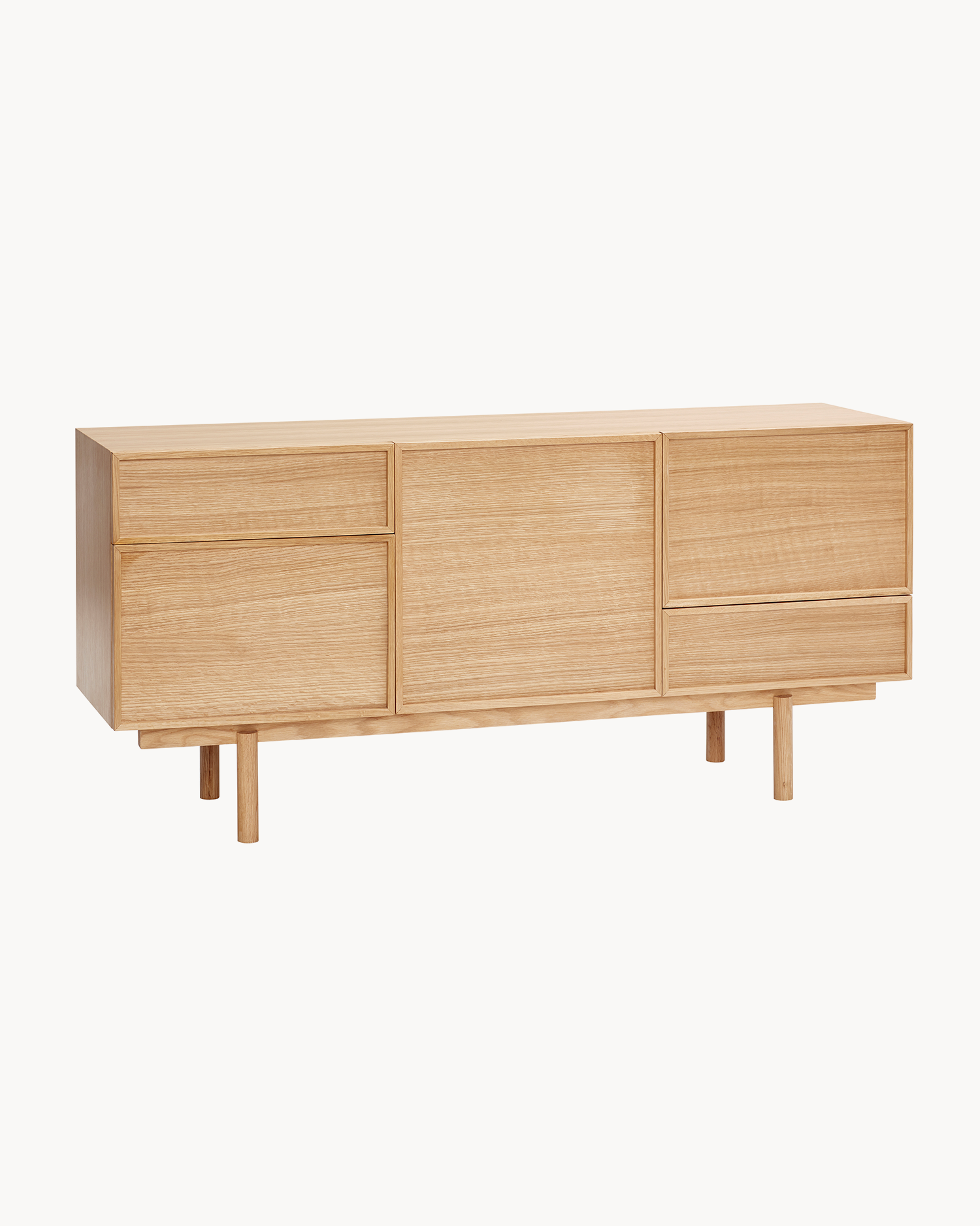Credenza in legno di rovere Cube