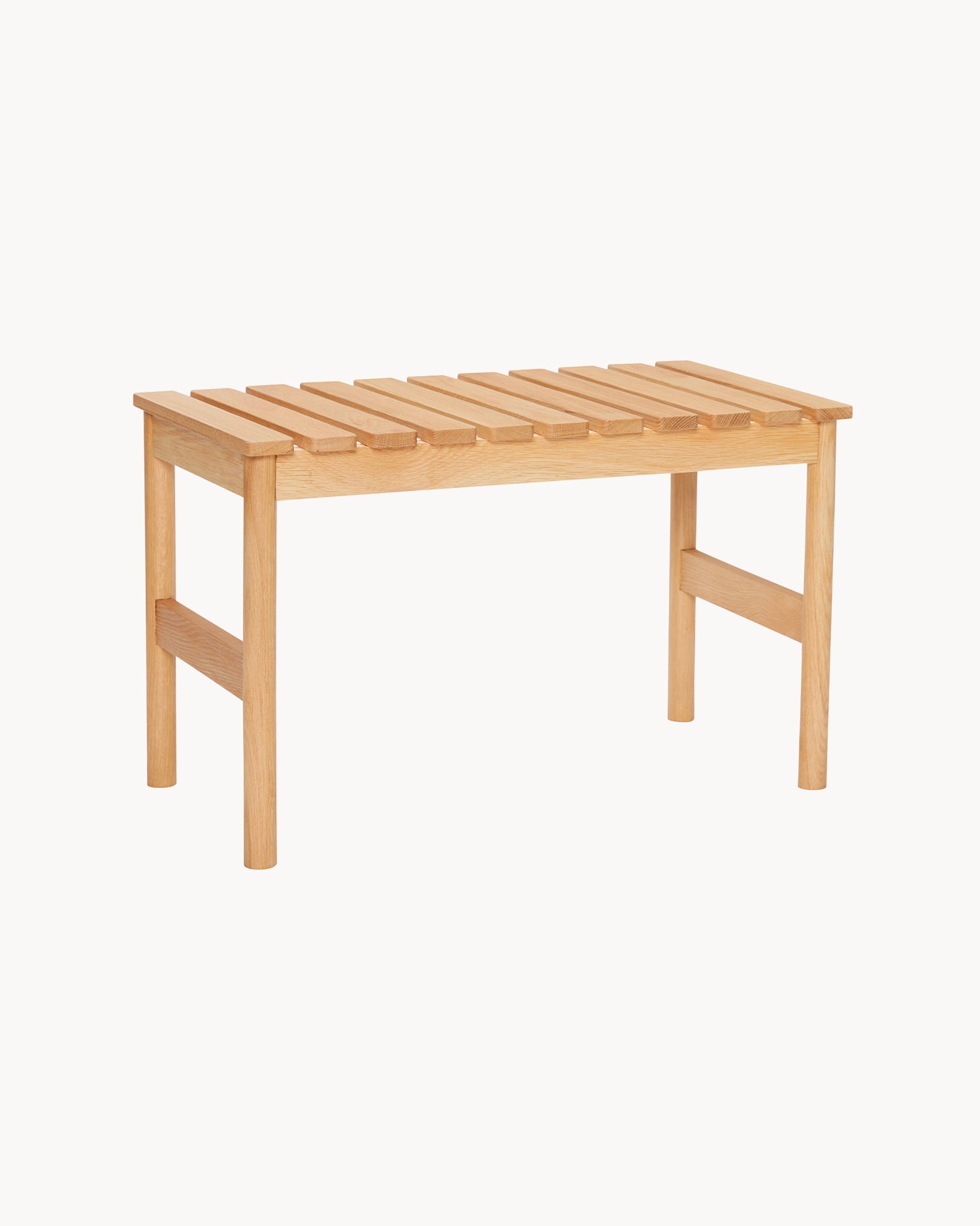 Panca in legno di rovere Row