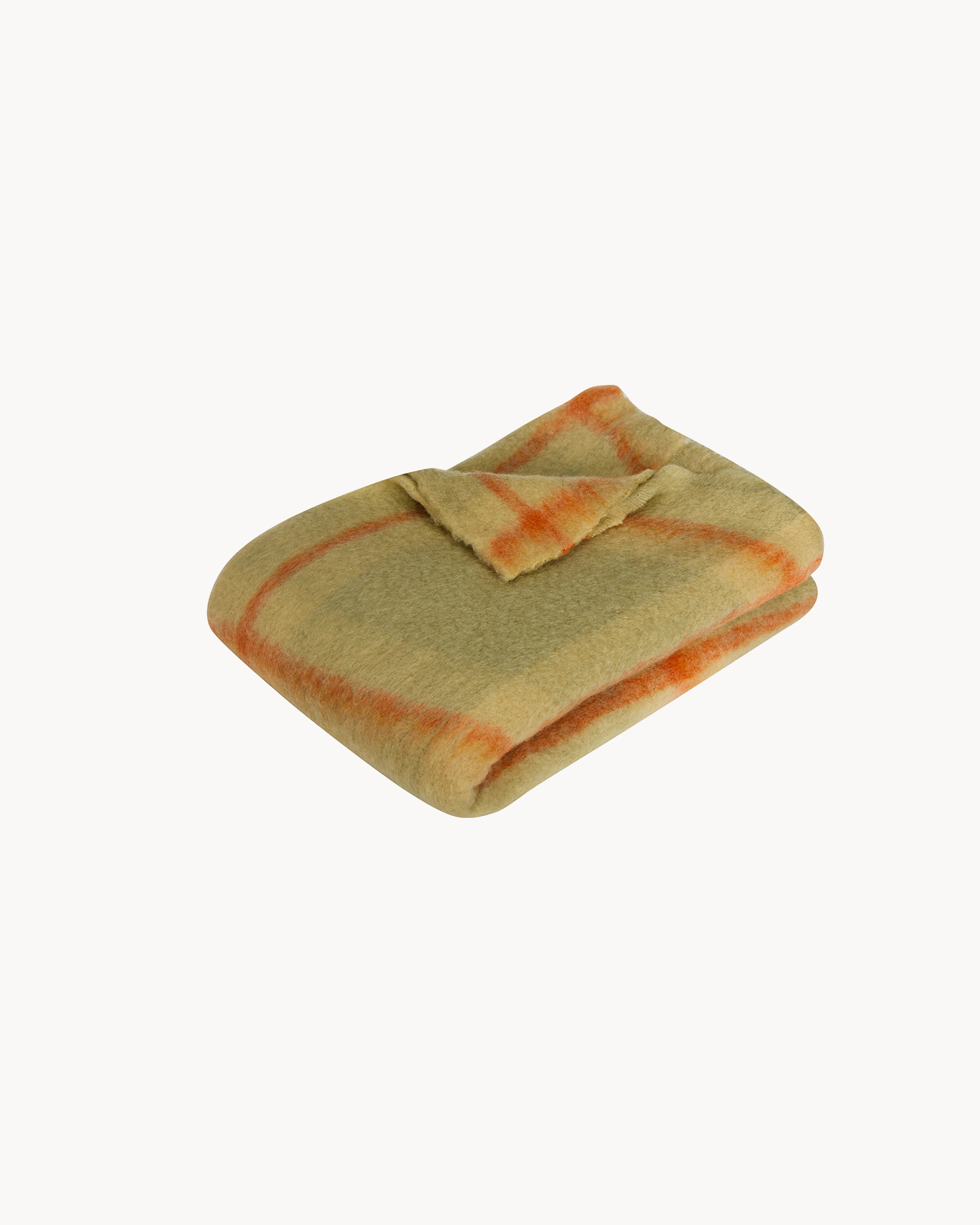 Coperta Grid Throw, gialla e arancione