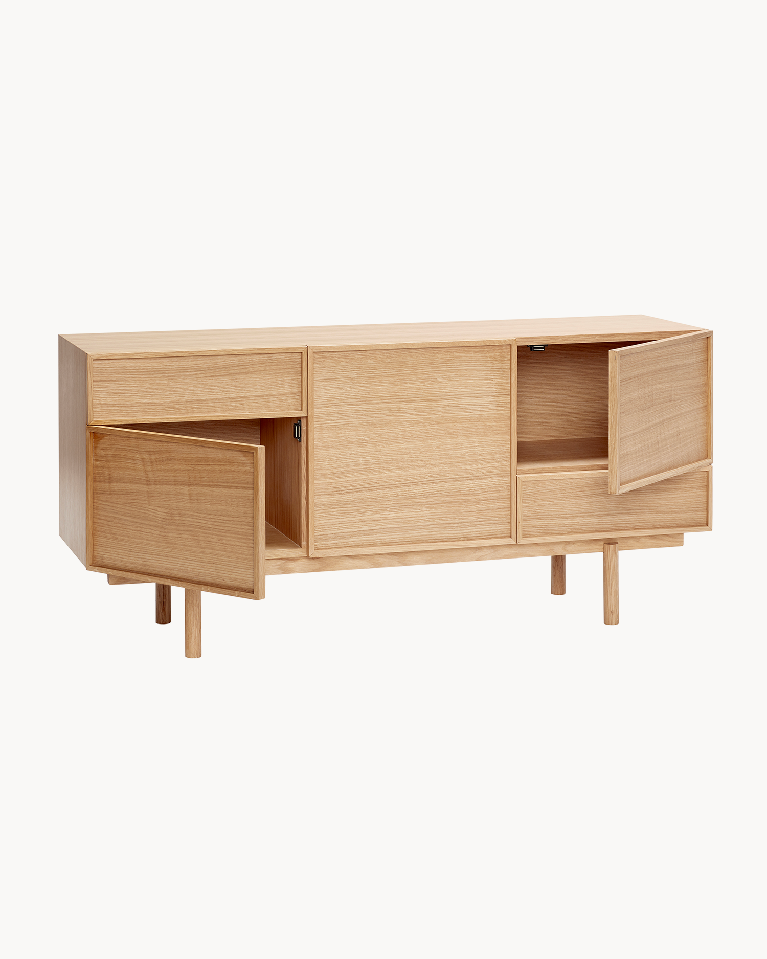 Credenza in legno di rovere Cube