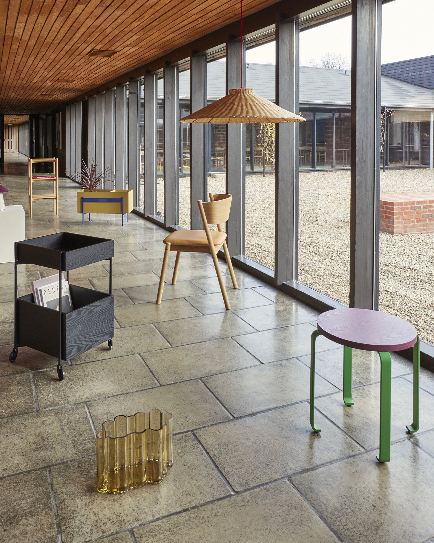 Carrello portaoggetti in legno Fresh