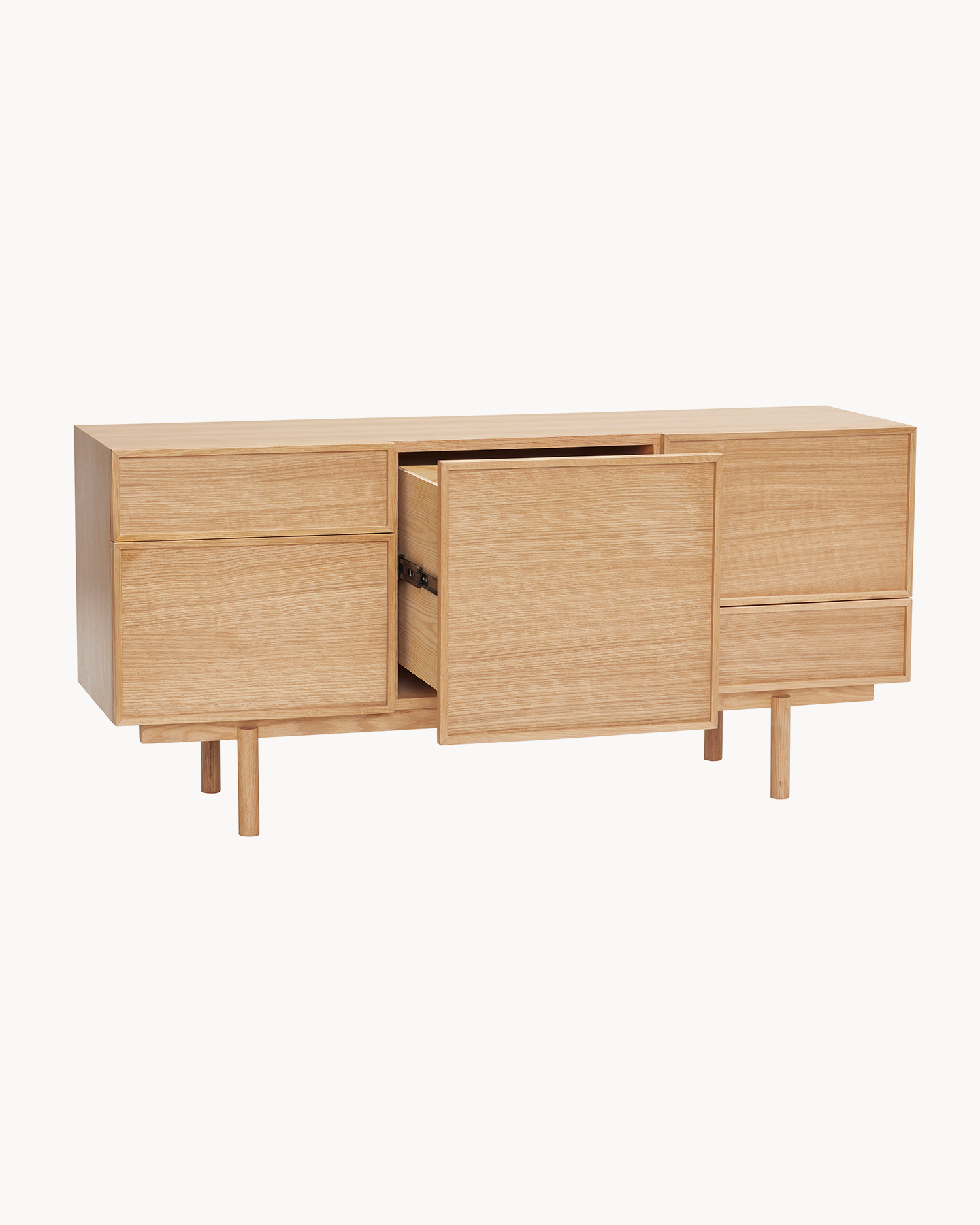 Credenza in legno di rovere Cube