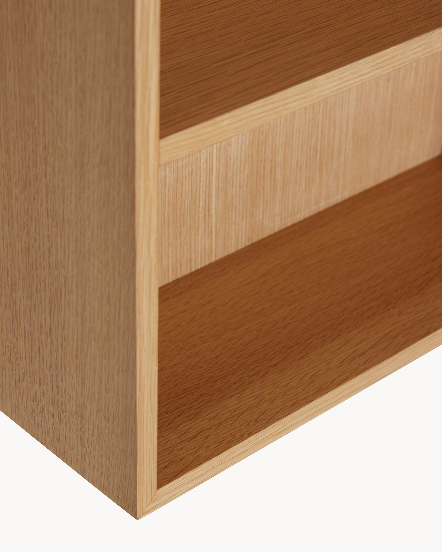 Scaffale in legno di quercia Kappu