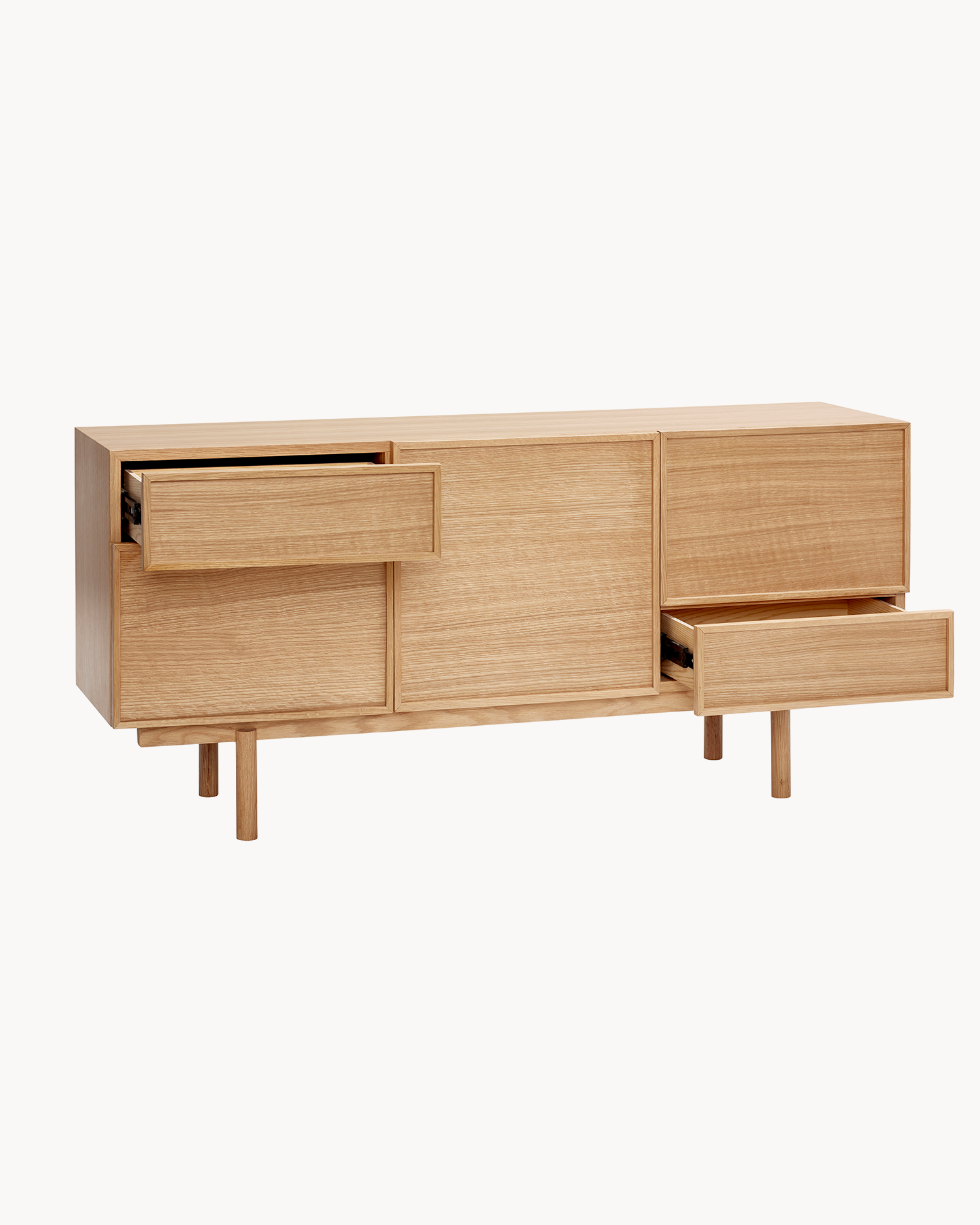 Credenza in legno di rovere Cube