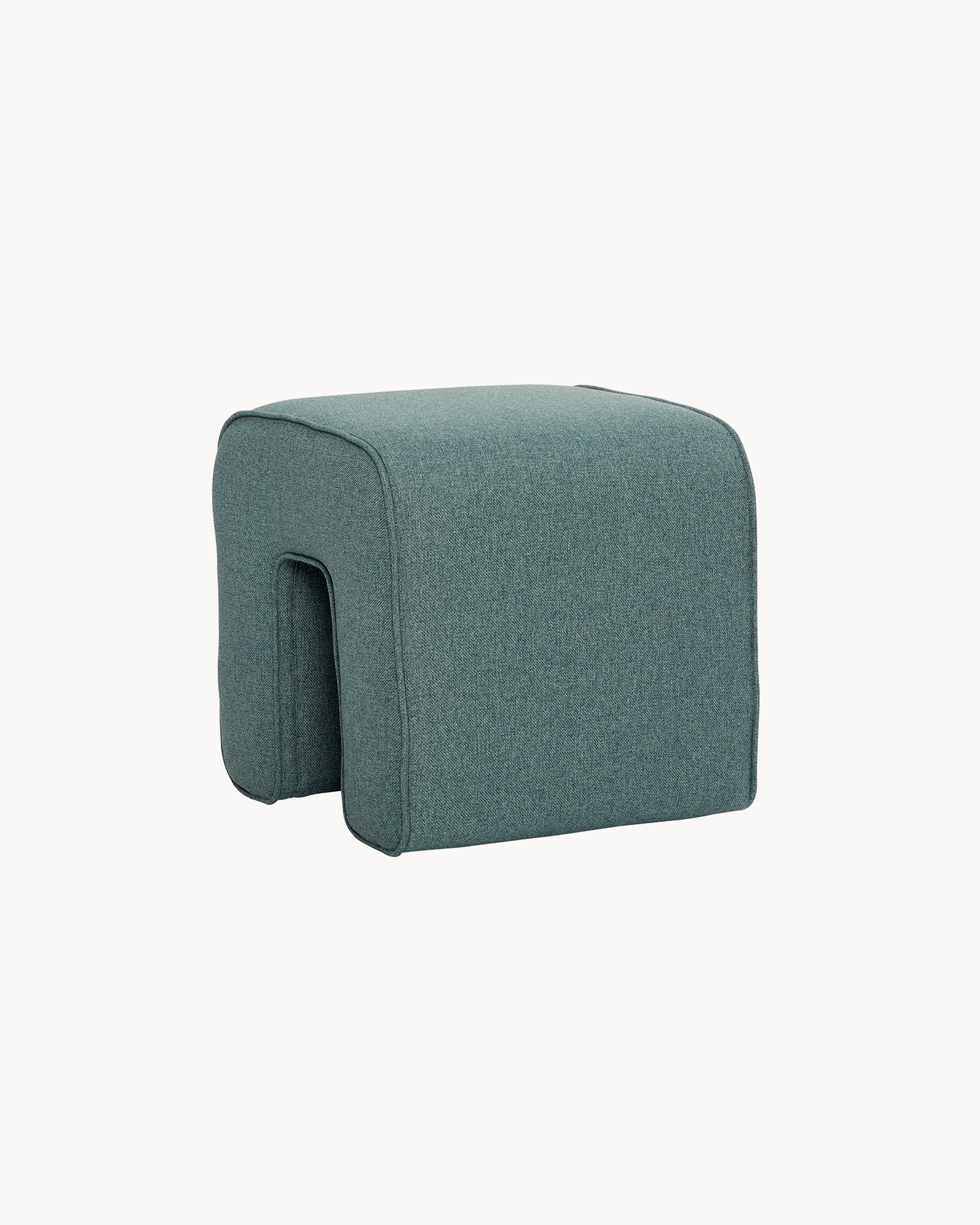 Pouf imbottito Sculpture, verde