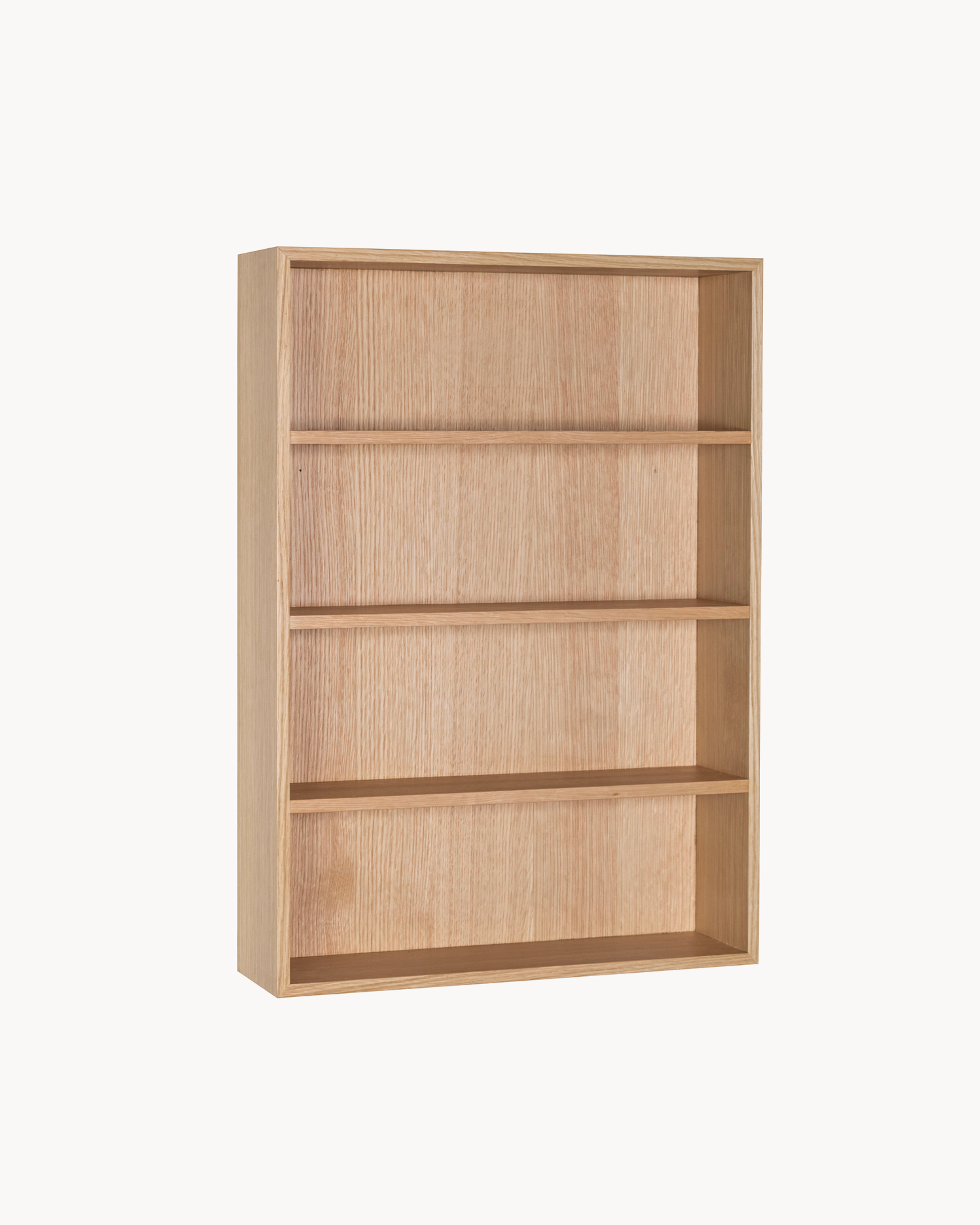 Scaffale da parete in legno di quercia Cubbie