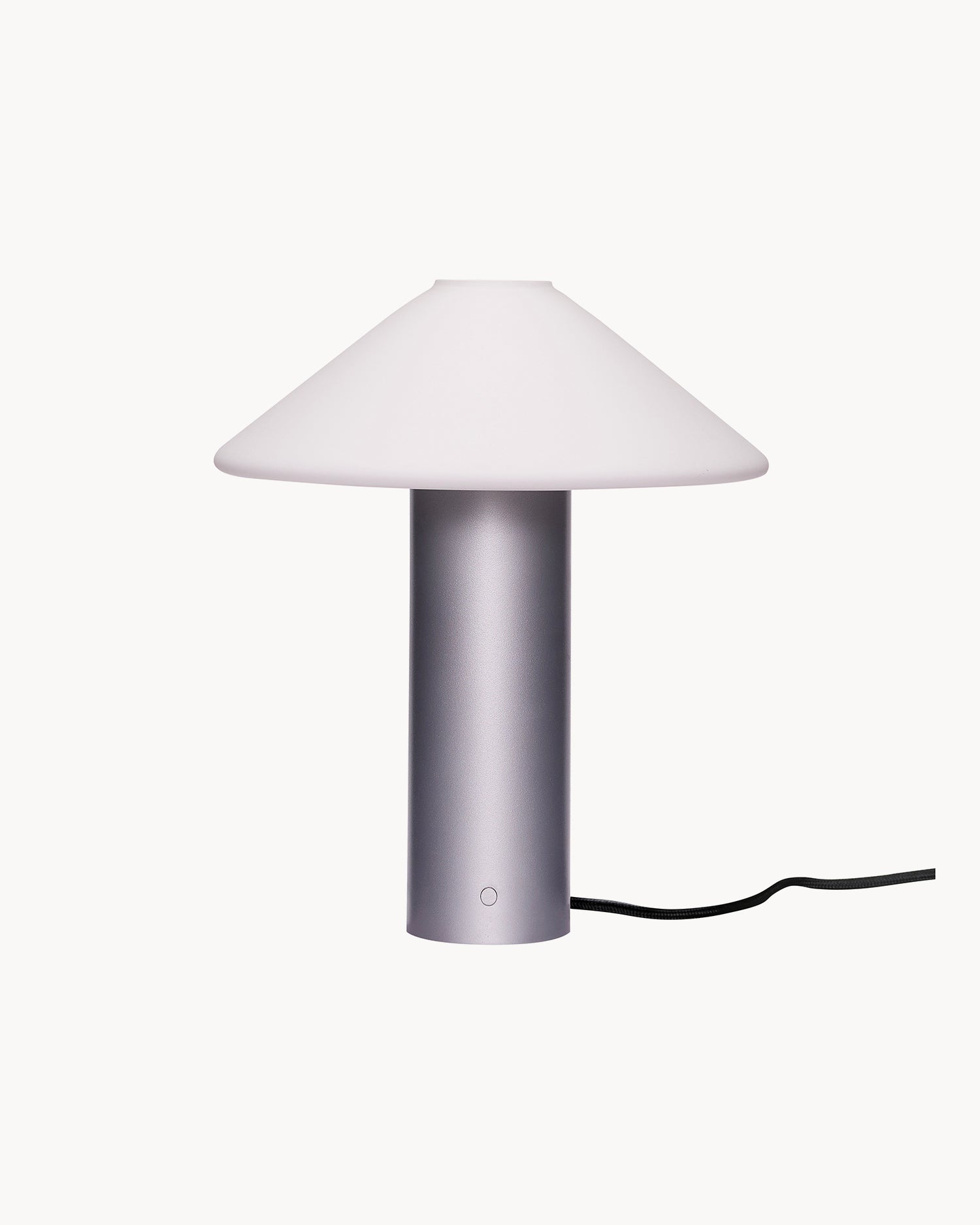Lampada da tavolo Orbit, argento