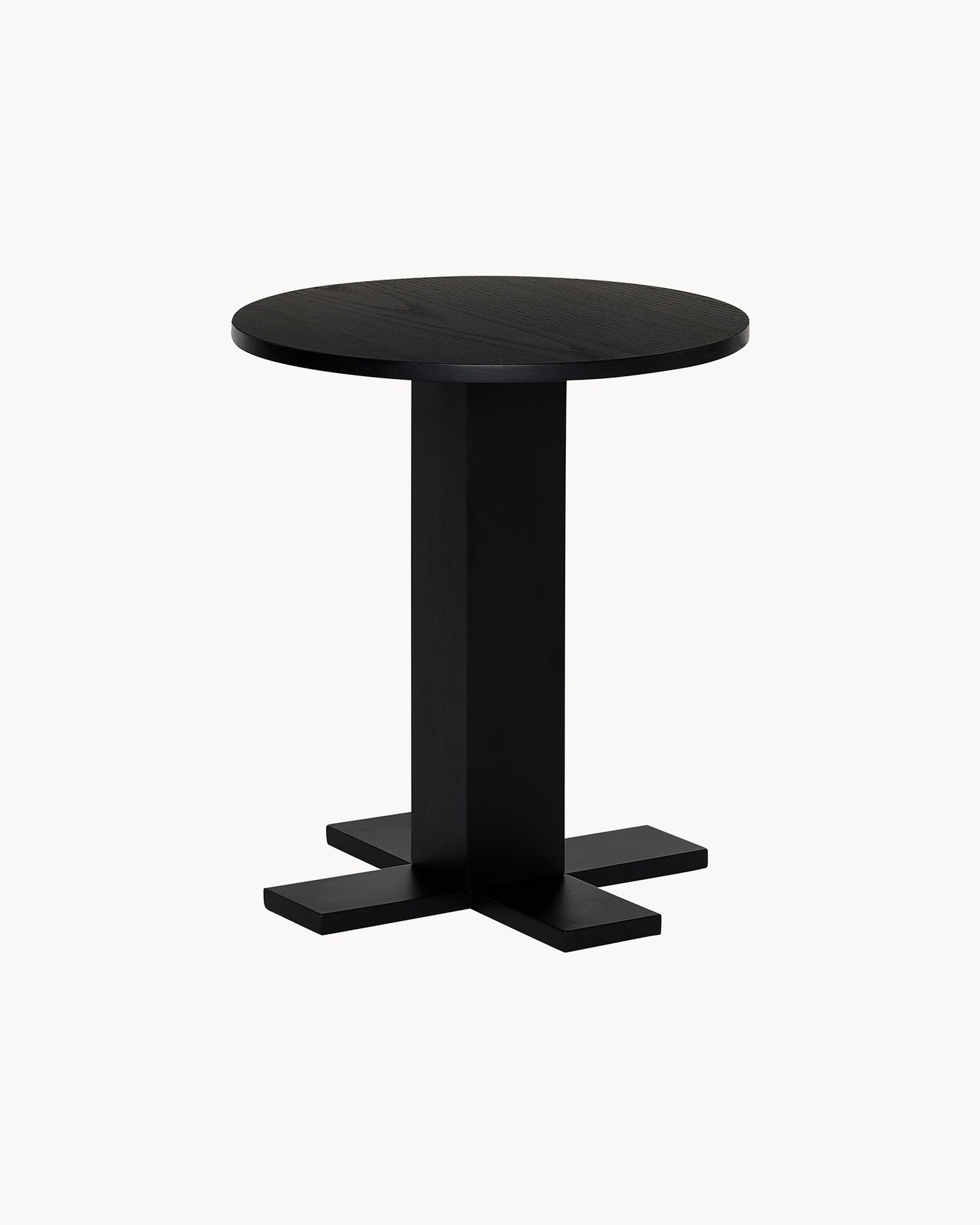 Tavolino in legno Koohi, nero