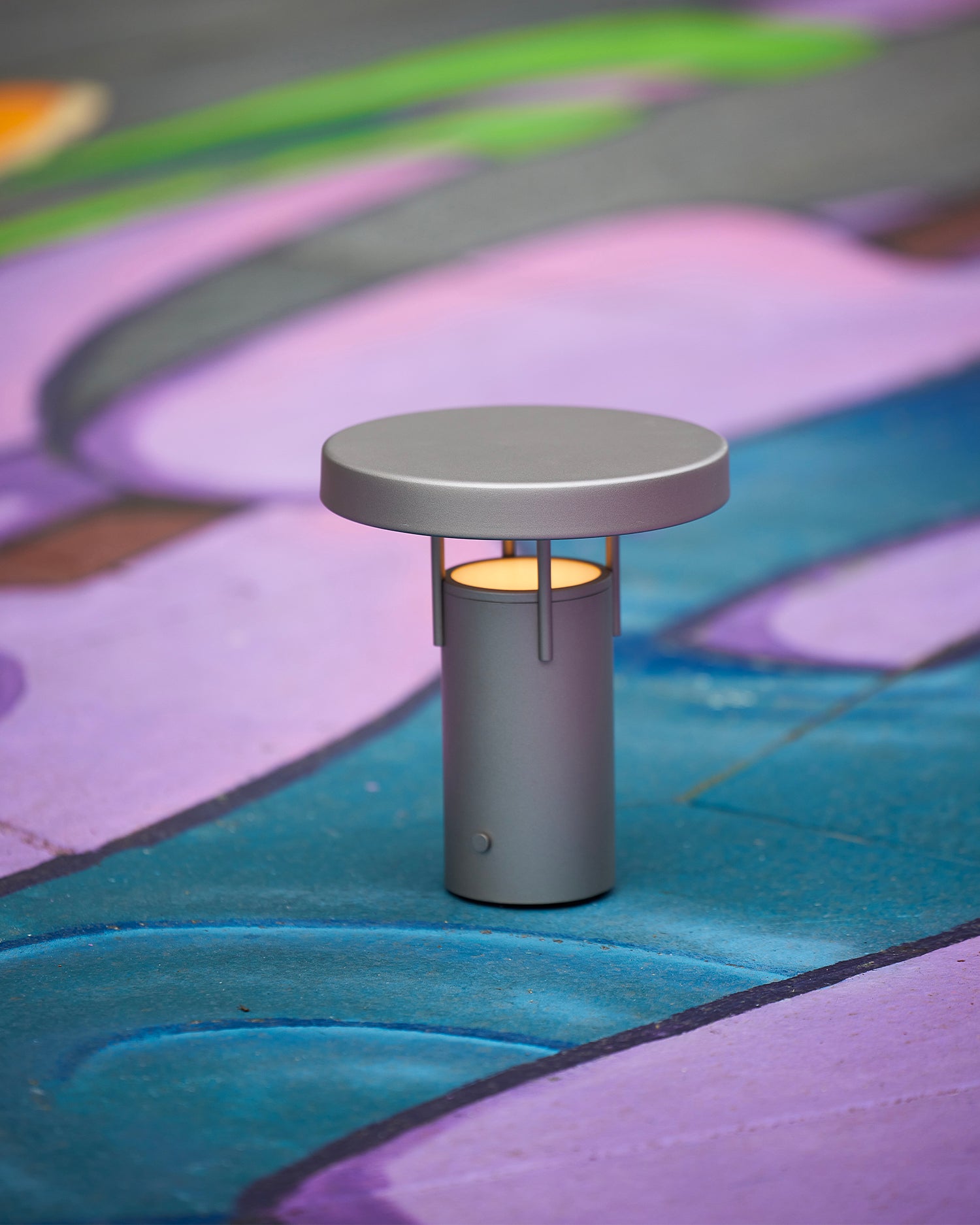 Lampada portatile BringMe mini, argento