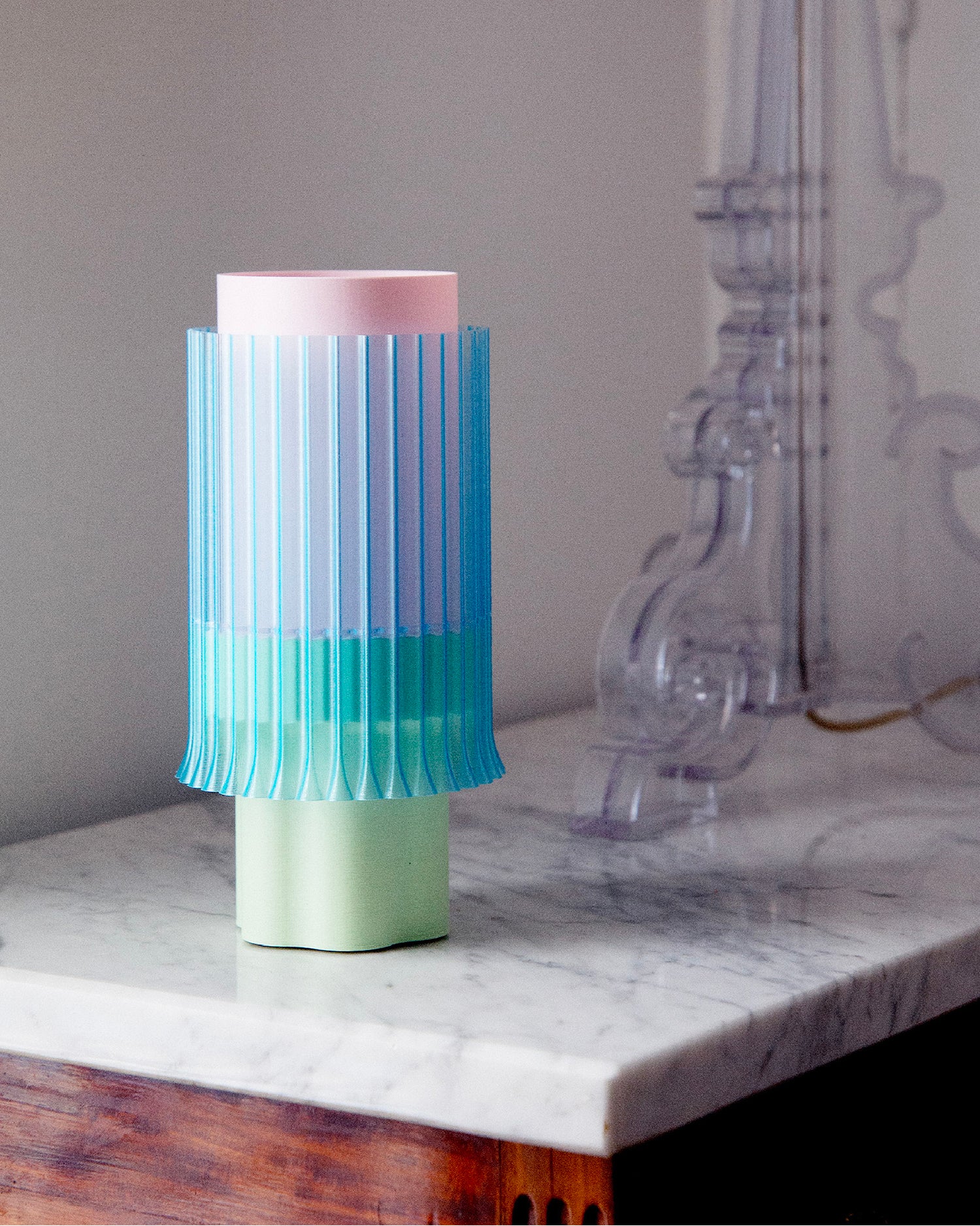 Lampada da tavolo stampata in 3D Silo