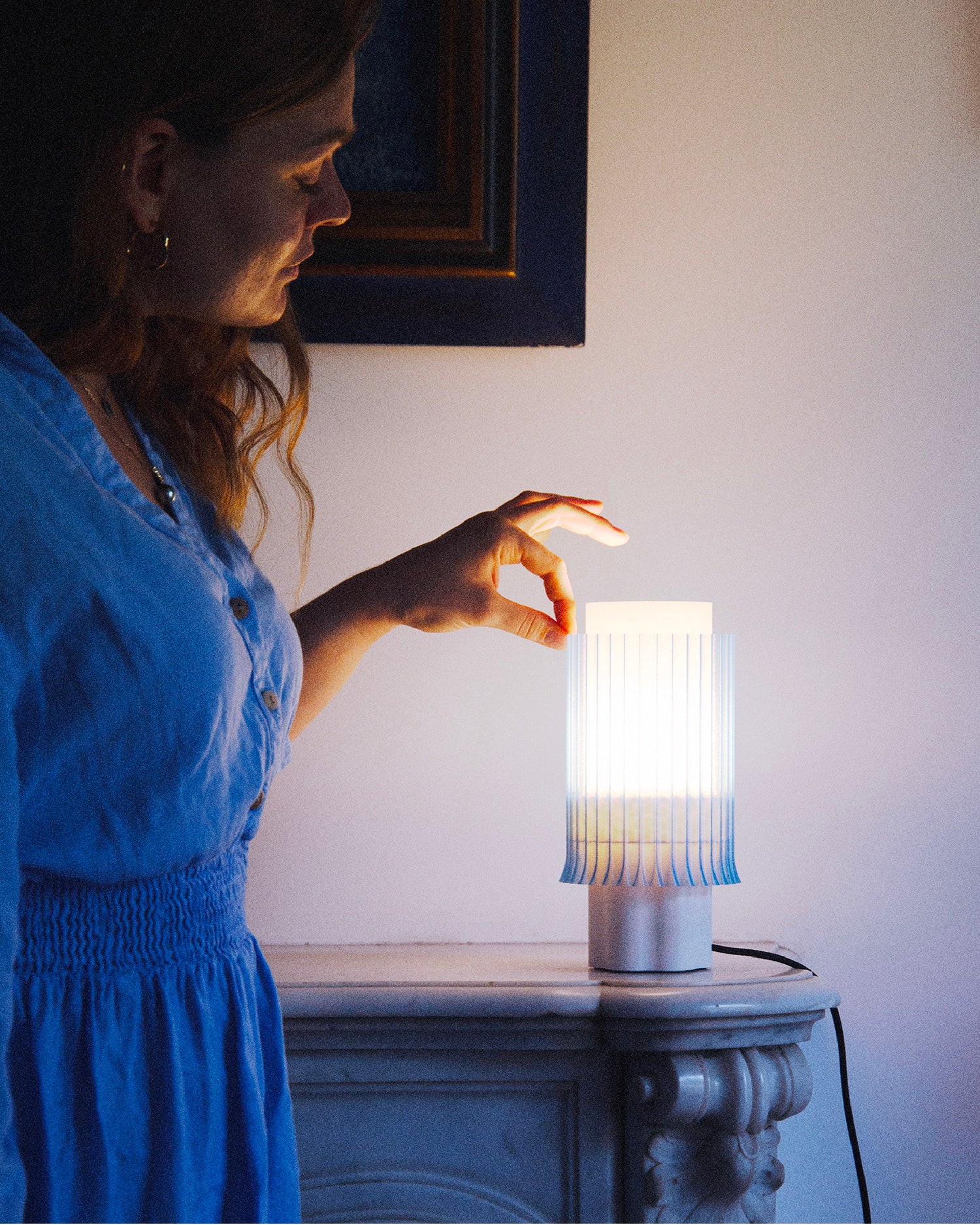 Lampada da tavolo stampata in 3D Silo