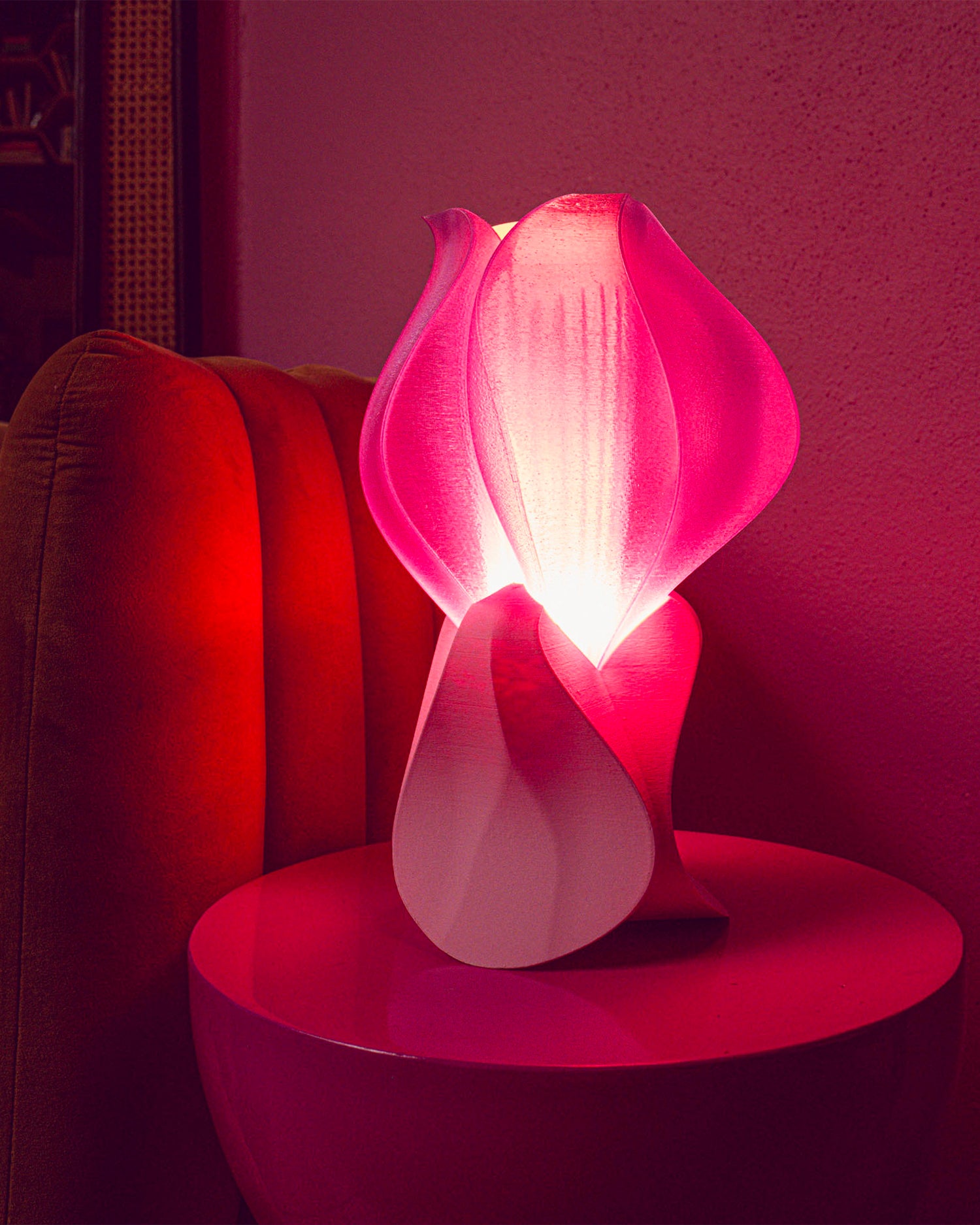 Lampada da tavolo stampata in 3D Iris Mini