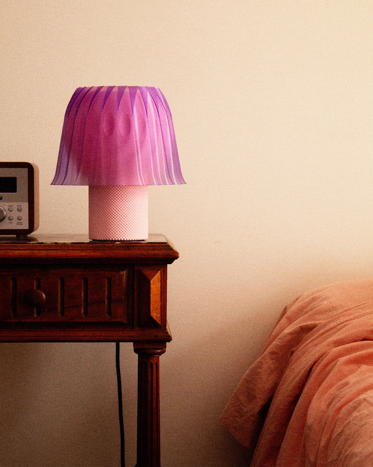 Lampada da tavolo stampata in 3D Ceno
