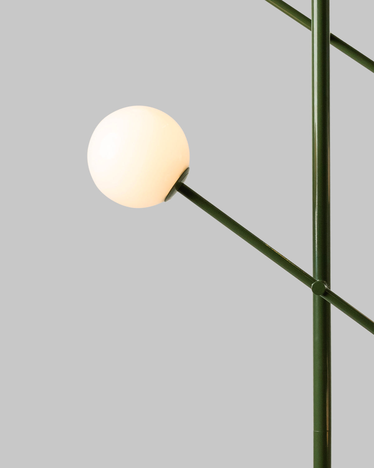 Lampada da terra in metallo e vetro Copenhagen
