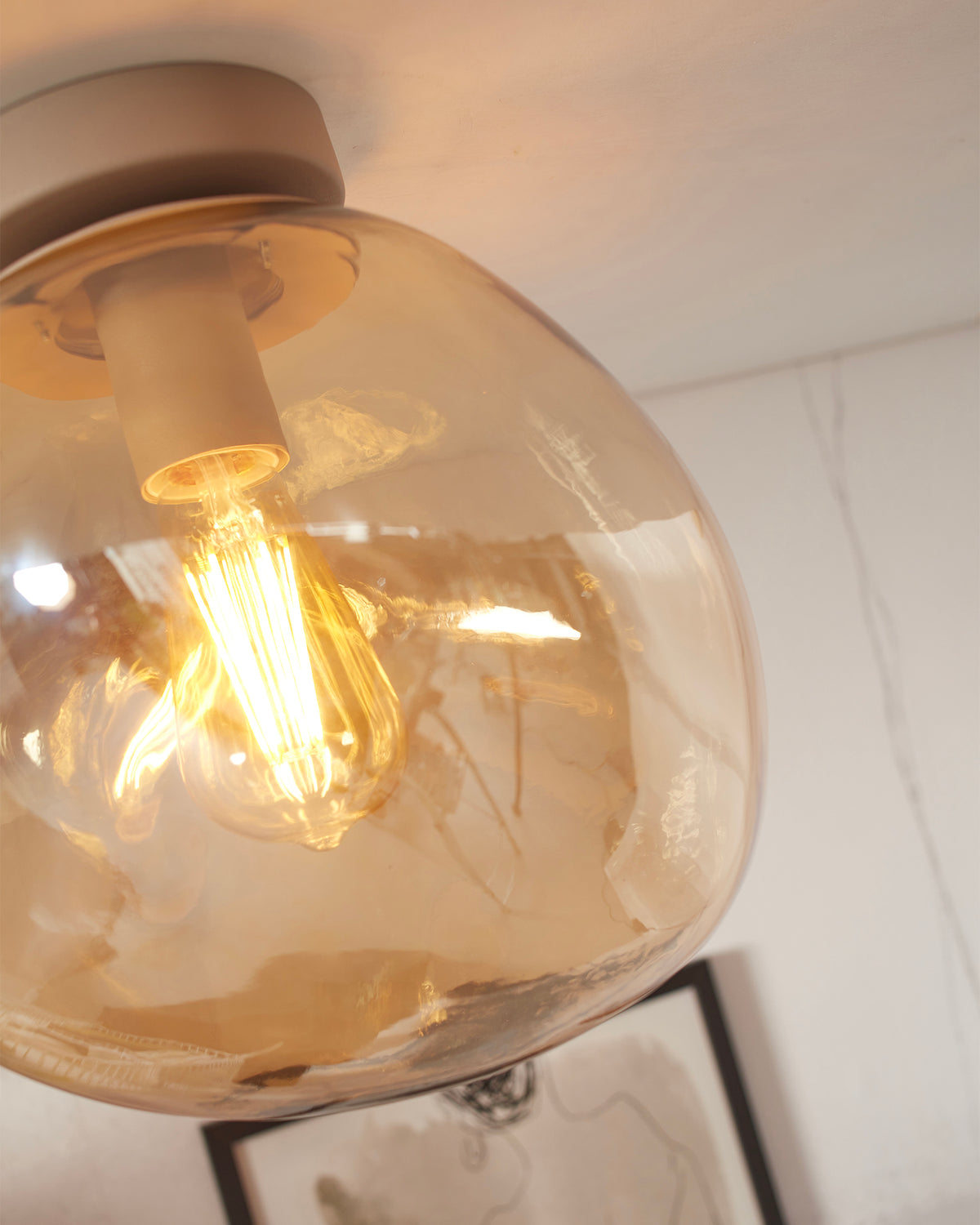 Lampada da soffitto in vetro Helsinki