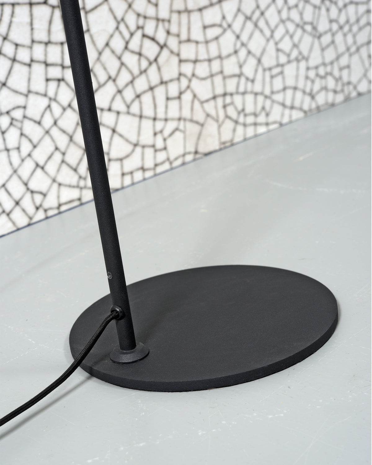 Lampada da terra in metallo Montreux