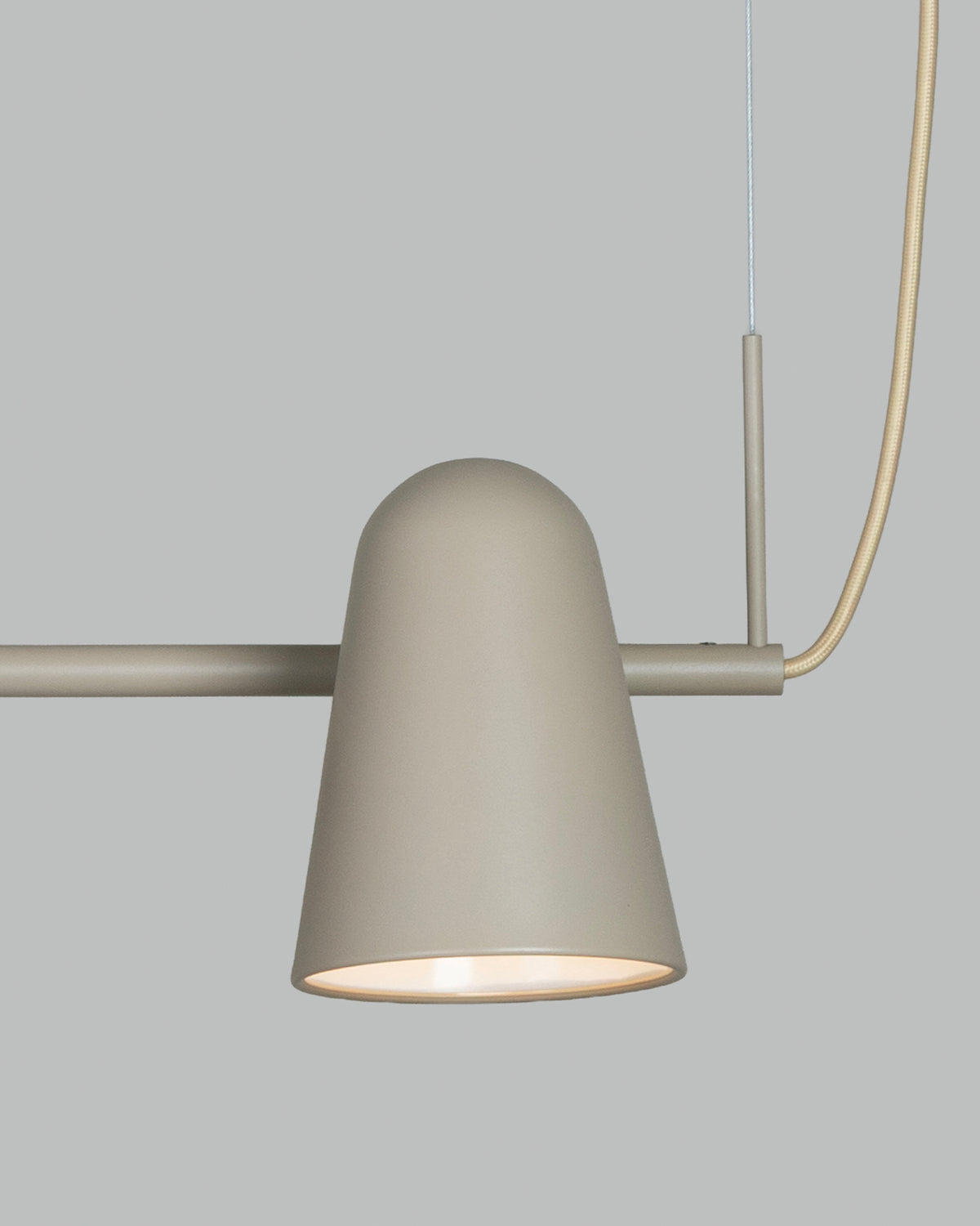 Lampada a sospensione a 4 luci in ferro Salamanca