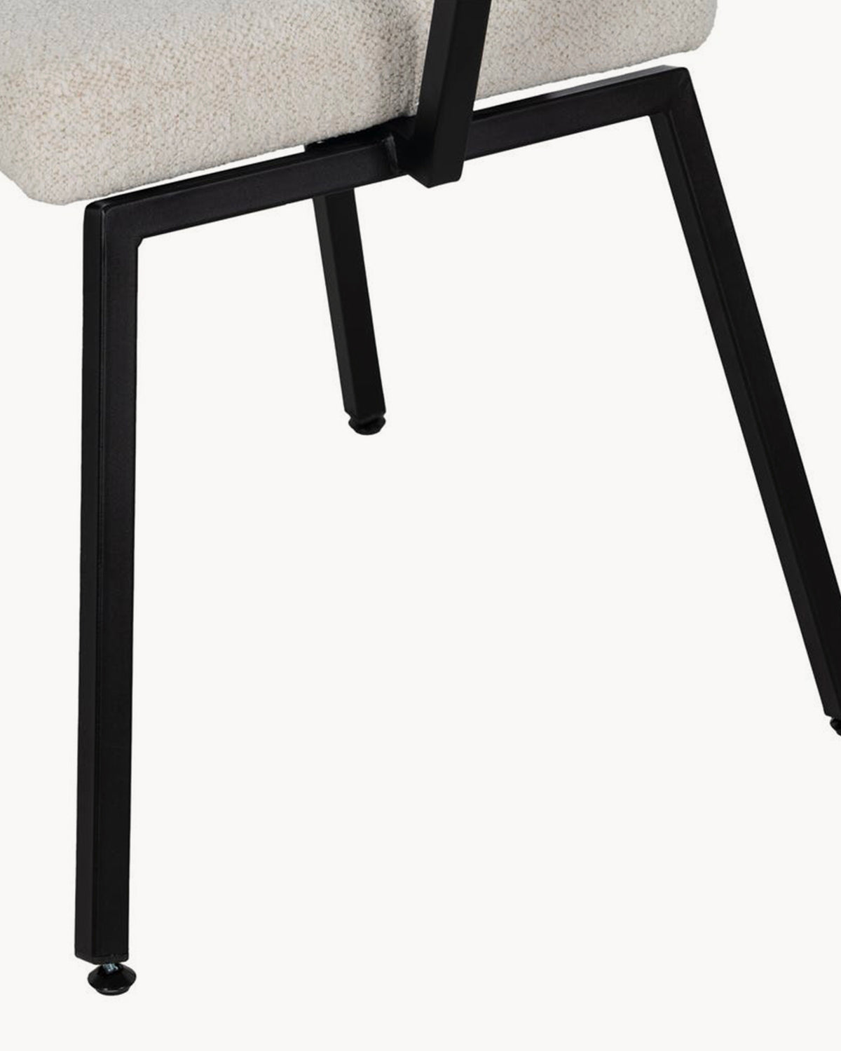 Set da 4 sedie da pranzo imbottite Ines
