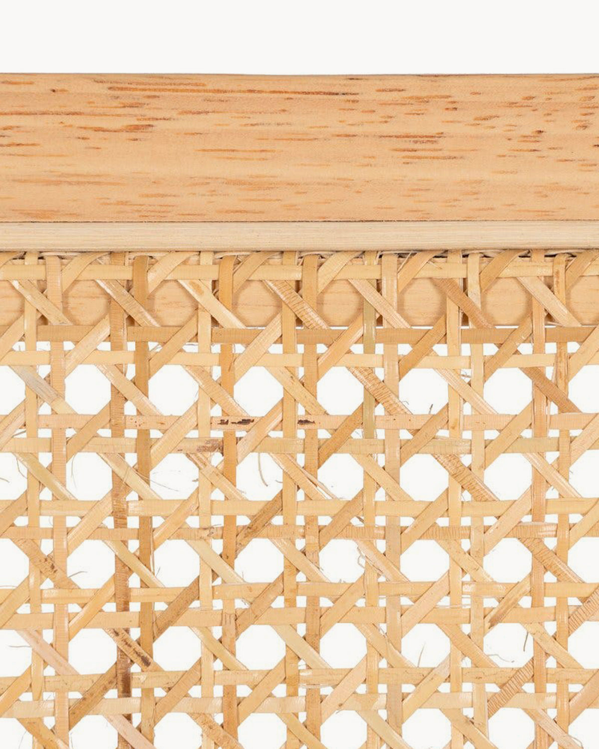 Set da 2 sedie da pranzo in legno e rattan Yuna