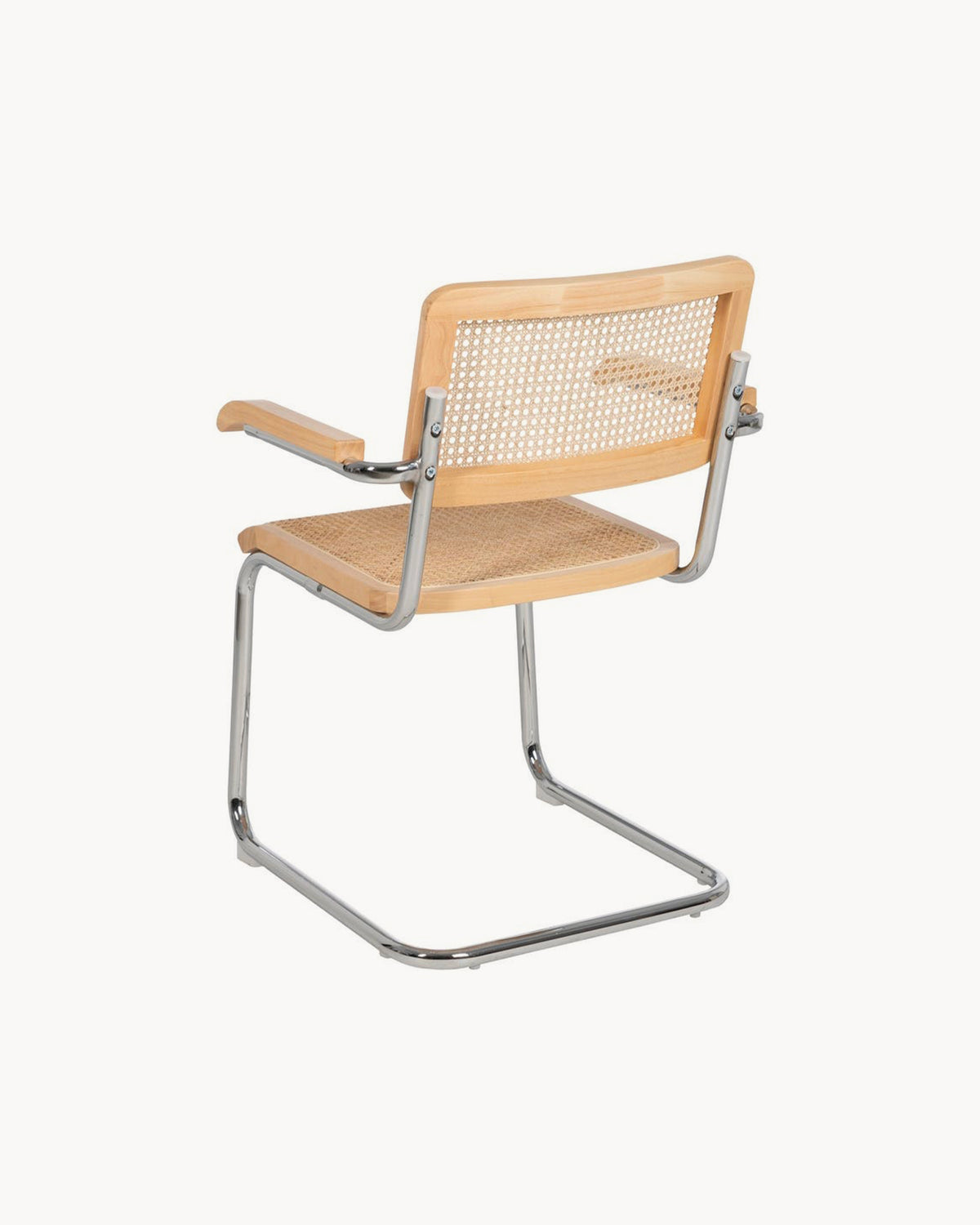 Set da 2 sedie da pranzo in legno e rattan Yuna