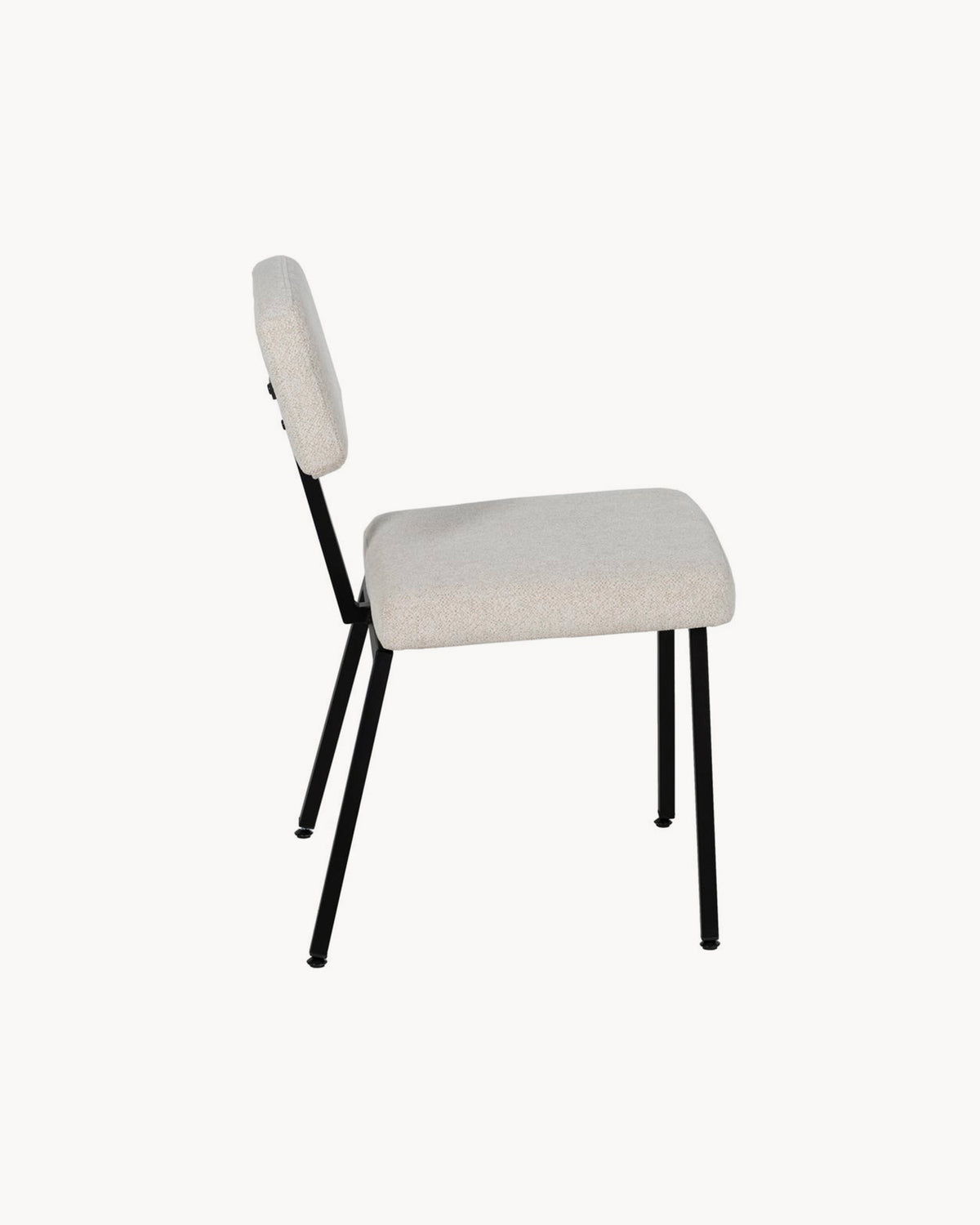 Set da 4 sedie da pranzo imbottite Ines