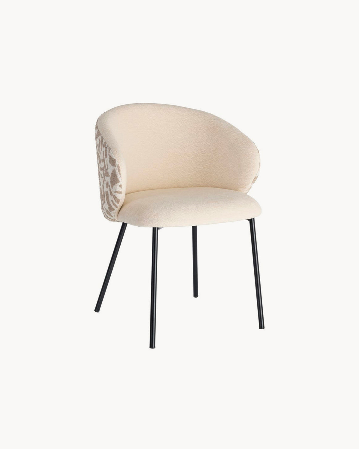 Set da 4 sedie da pranzo imbottite Tavia