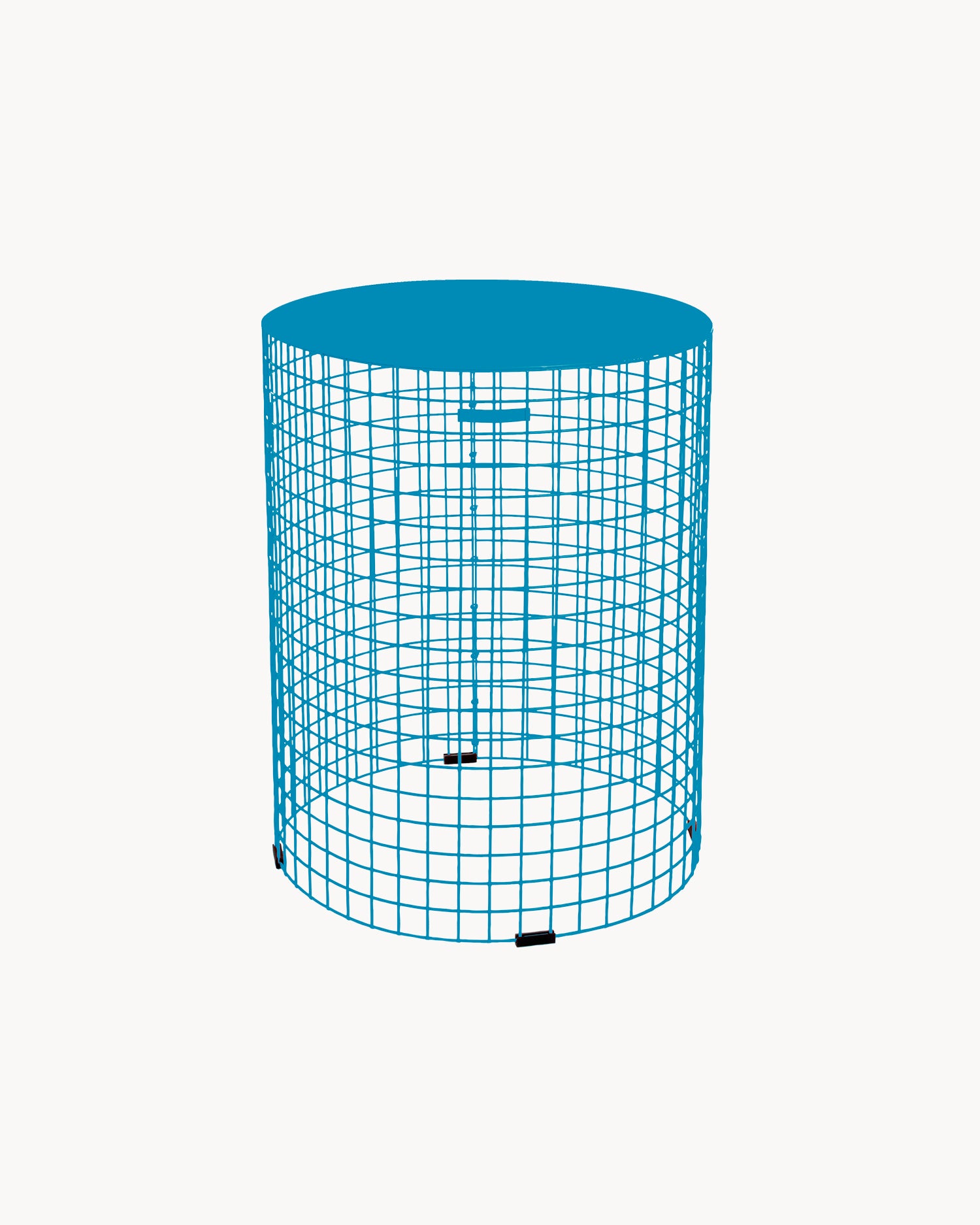 Tavolino rotondo in metallo Pedestal S
