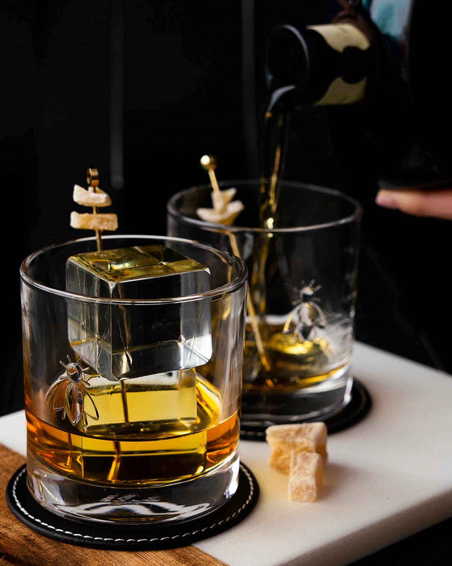 Set 4 bicchieri da whisky Abeille
