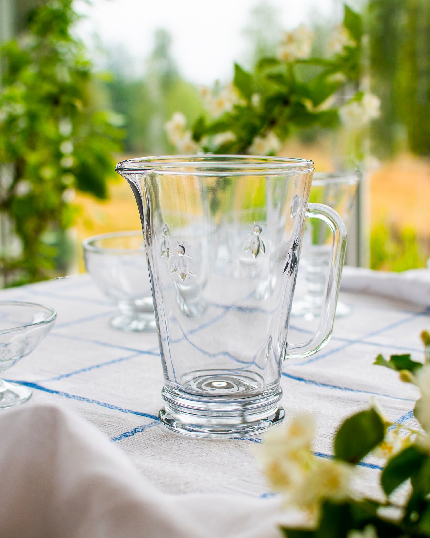 Caraffa in vetro Abeille