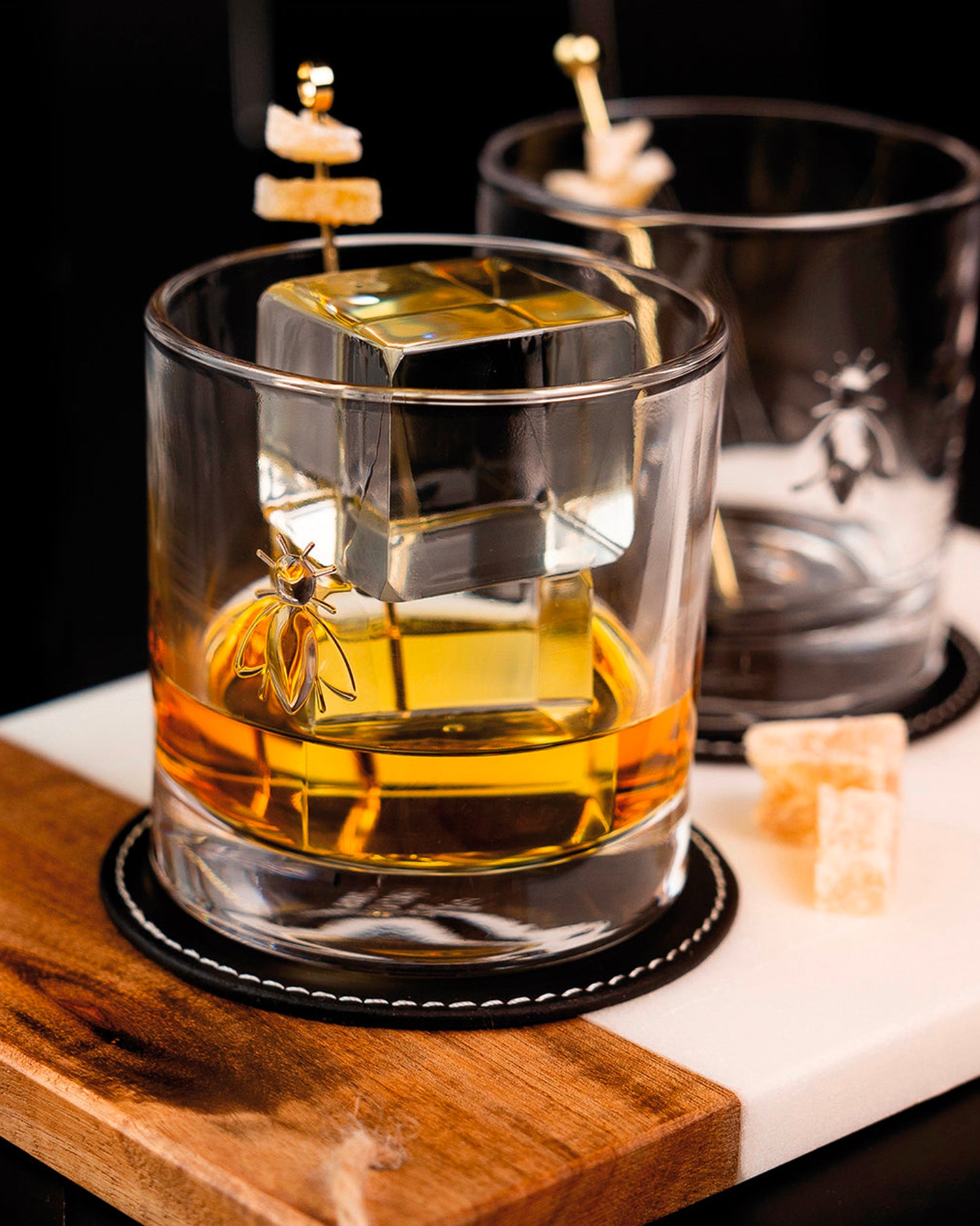 Set 4 bicchieri da whisky Abeille