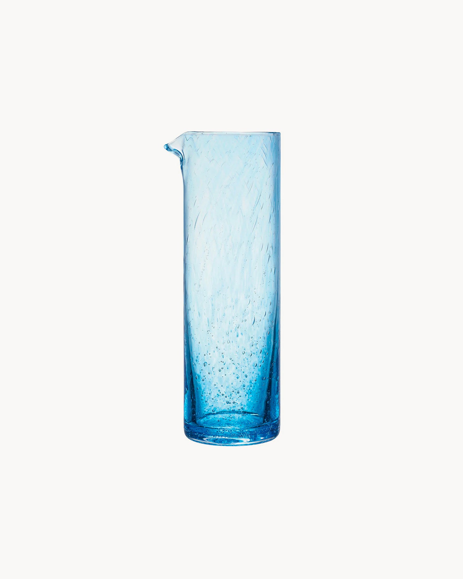 Caraffa in vetro con bolle Craft, azzurro