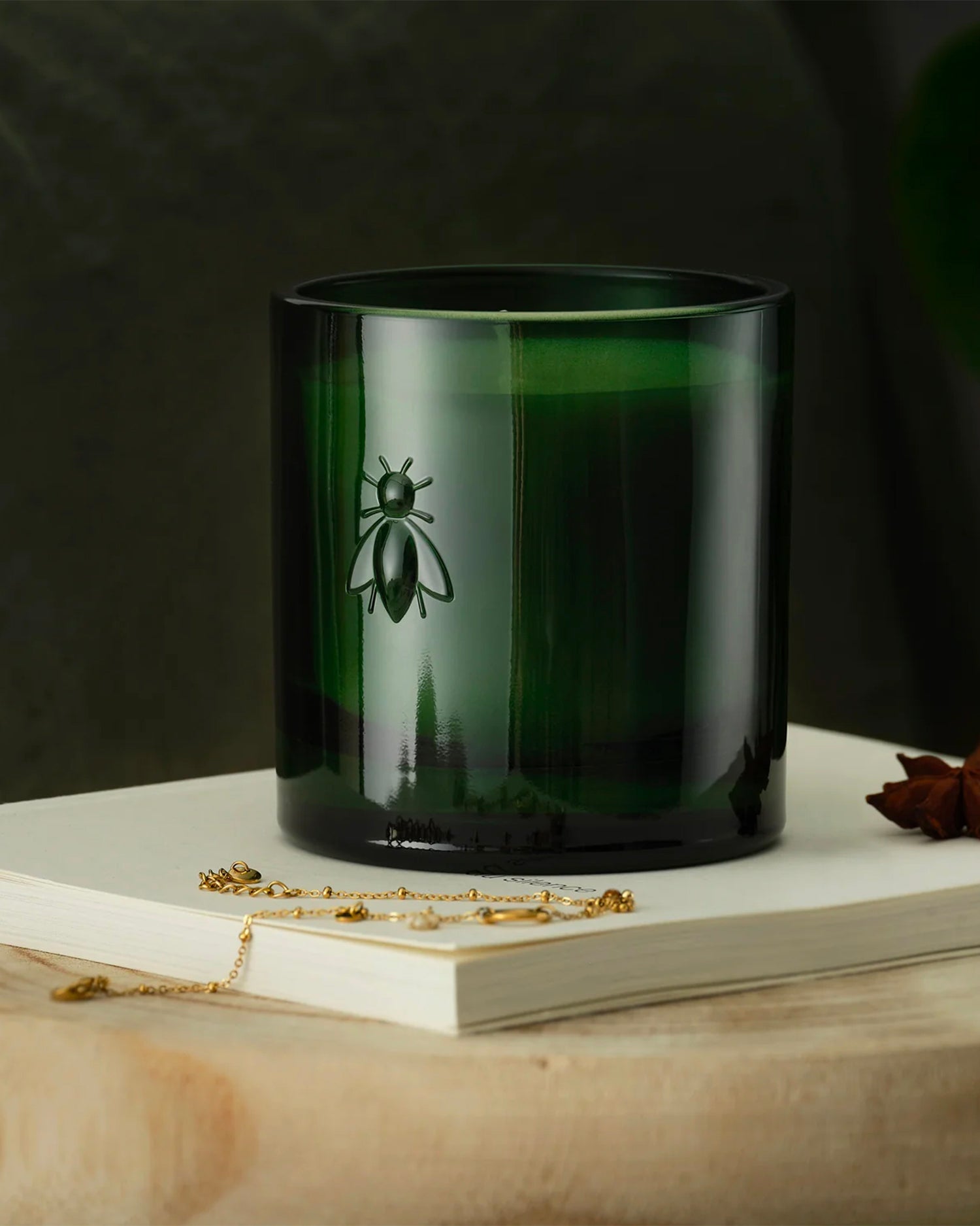 Candela in vetro Abeille meditarreano
