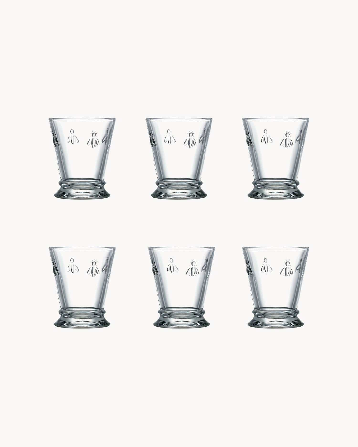 Set 6 Bicchieri acqua Abeille