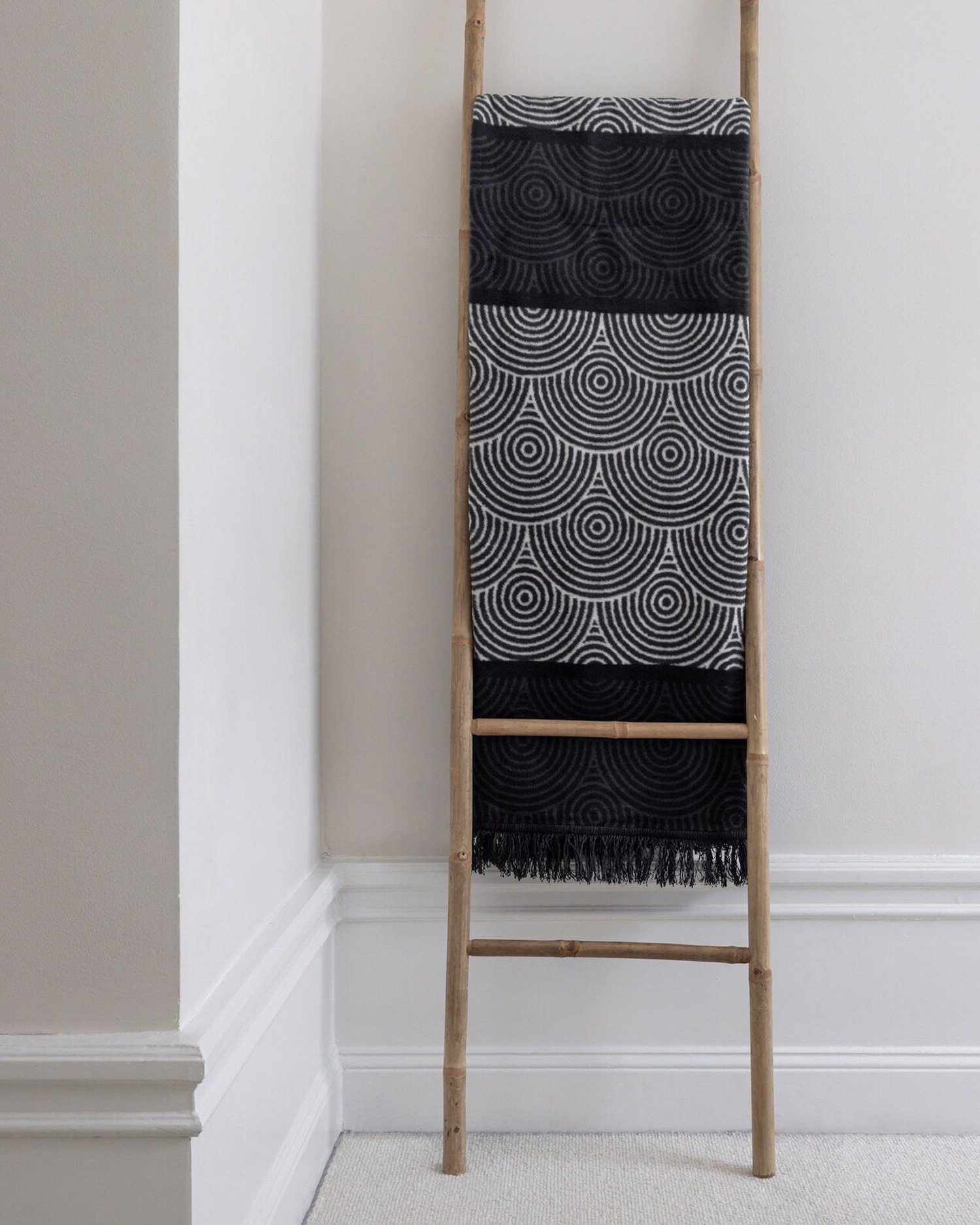 Coperta con frange Huma