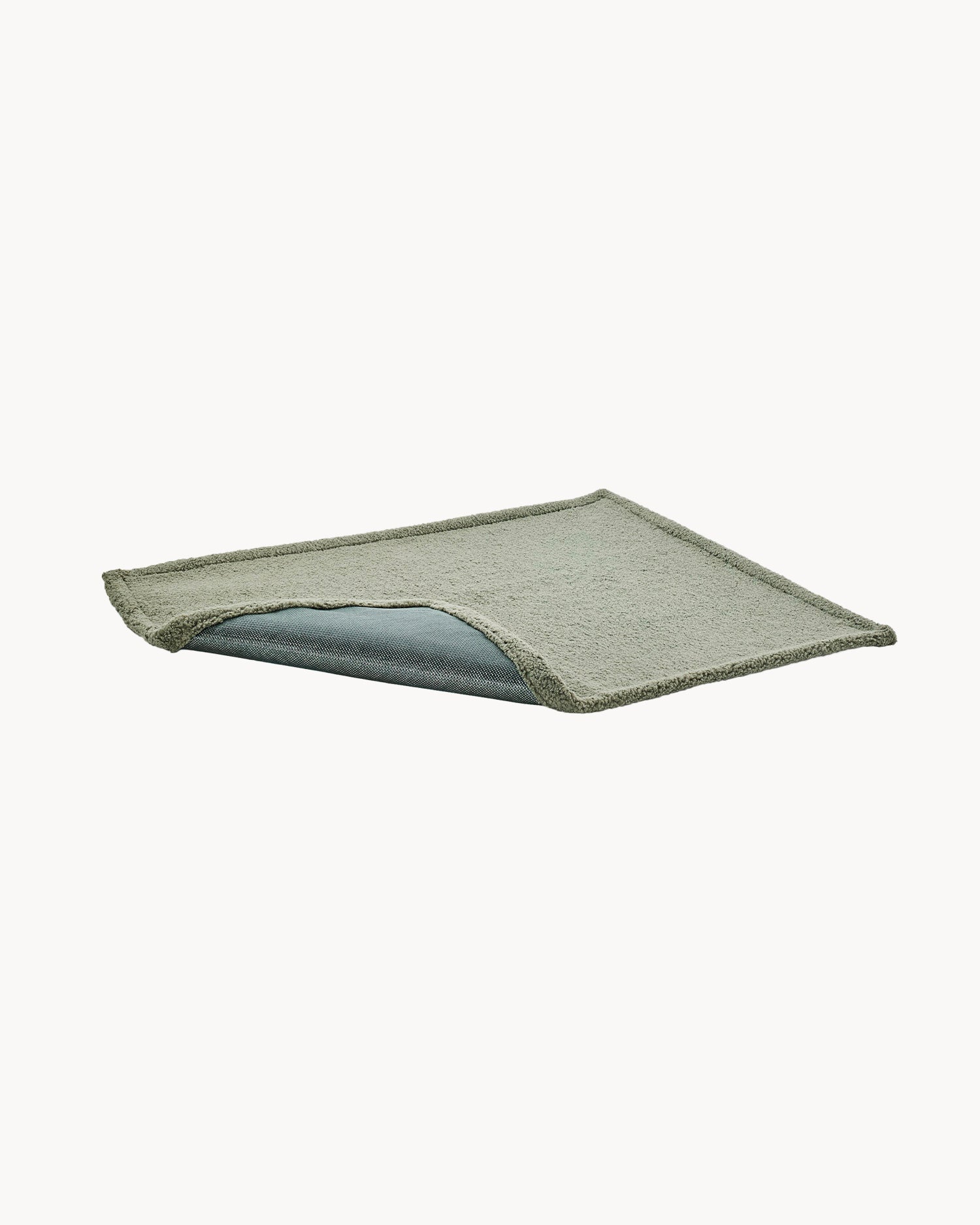 Coperta per animali in bouclè teddy, verde salvia