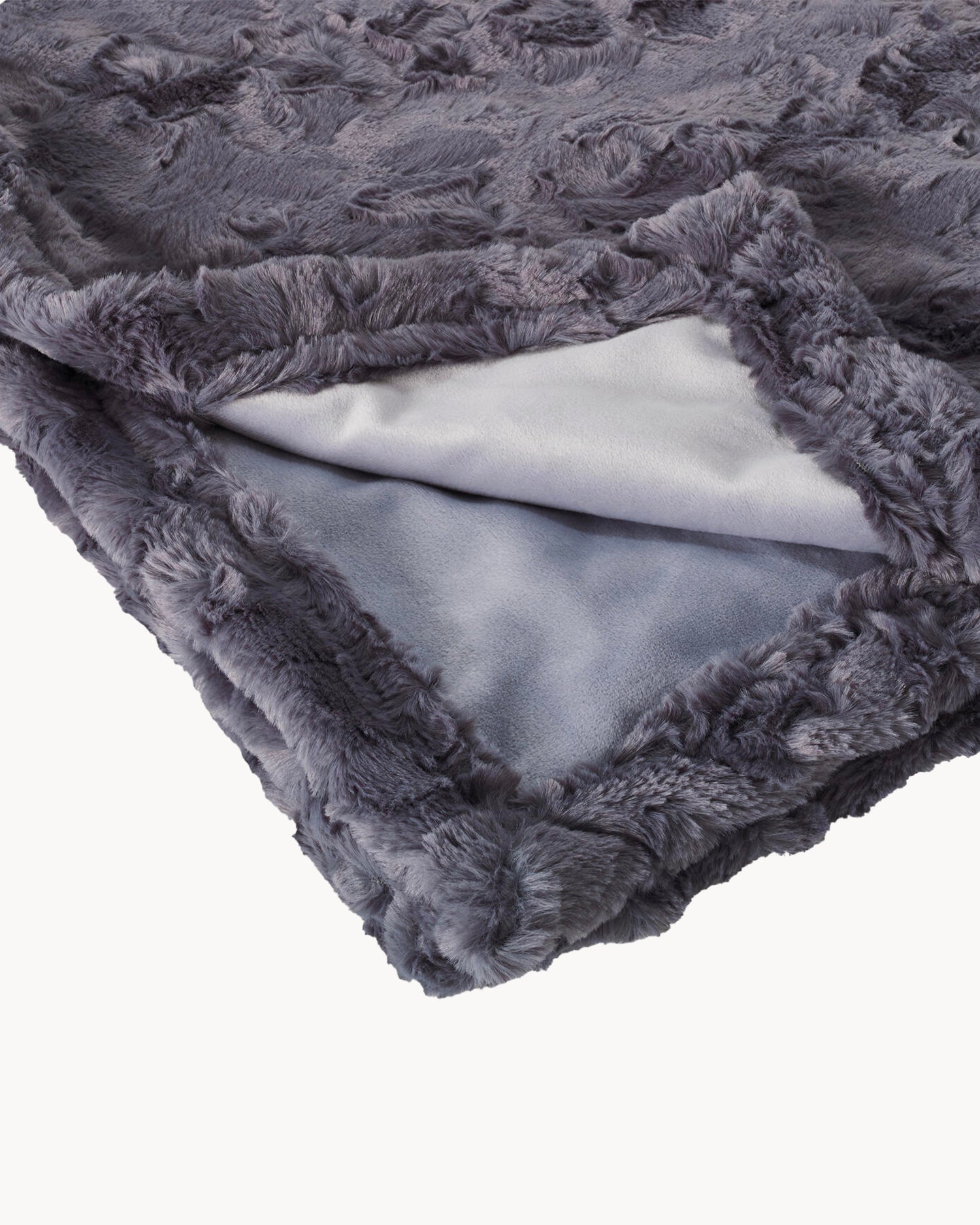 Coperta per animali in velluto Cozy, grigia scura