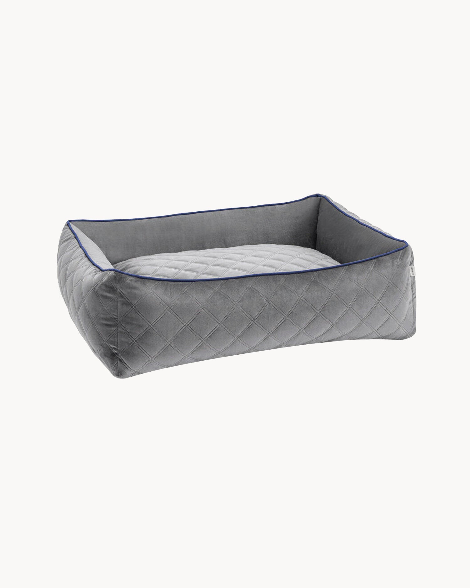 Cuccia per cani in velluto Oxford, grigia